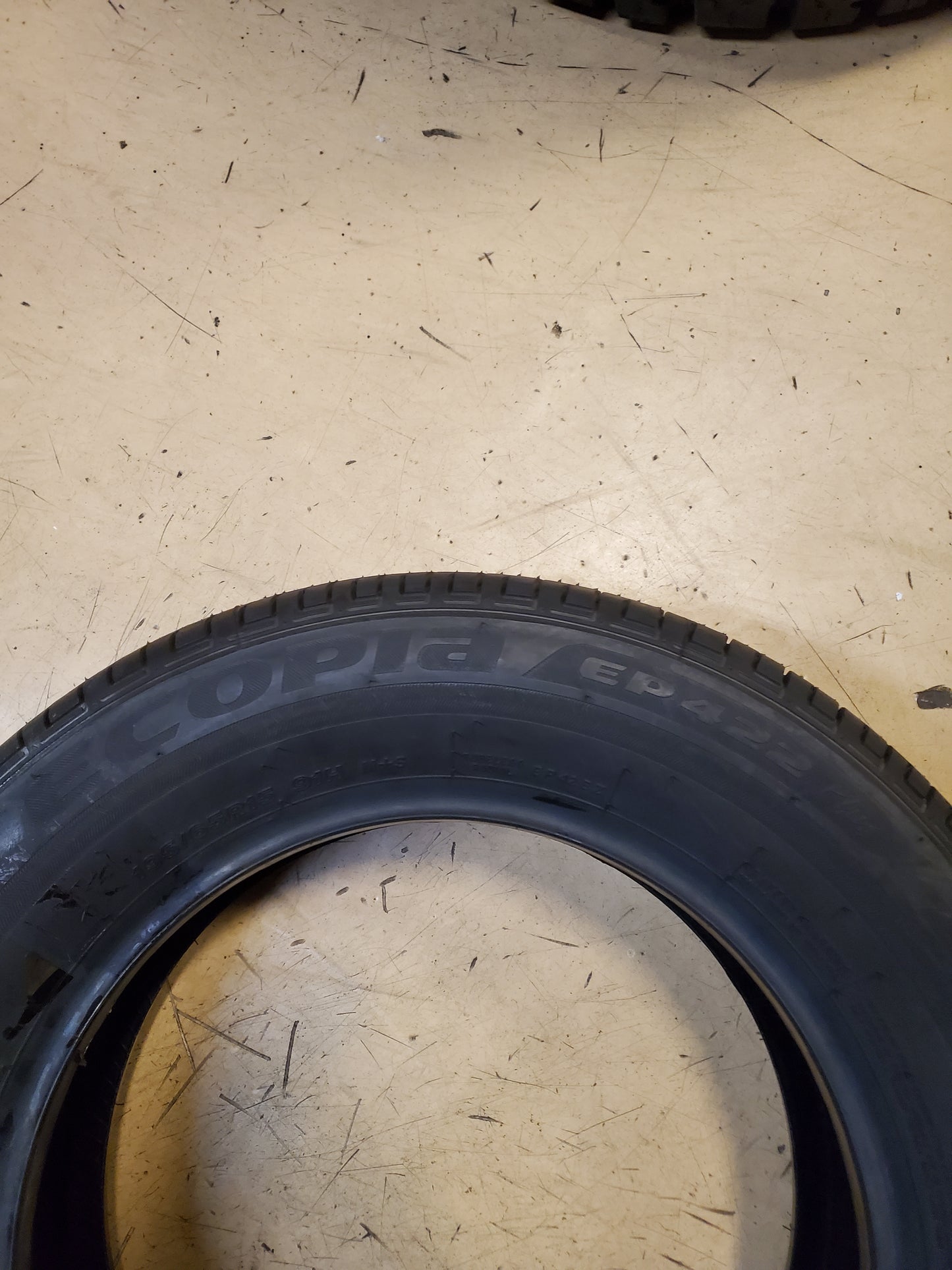BRIDGESTONE ECOPIA EP422 PLUS BSW P 195 65 15 91S ALL SEASON TIRE 011603