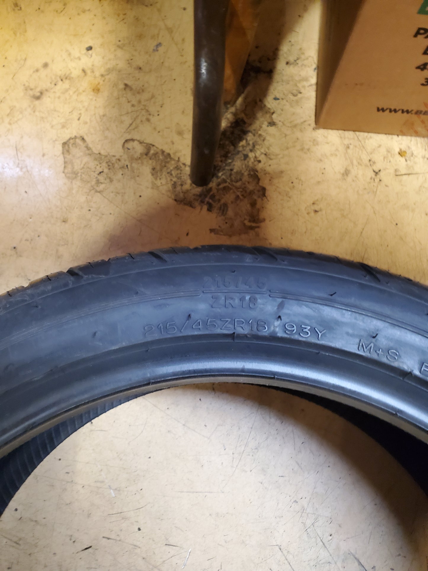 UNIROYAL POWER PAW BSW P 215 45 18 93Y XL ALL SEASON TIRE 50265
