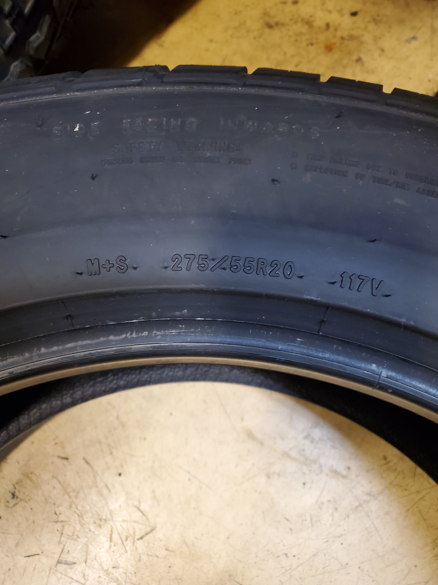 GOODYEAR EAGLE SPORT A/S BSW P 275 55 20 117V XL ALL SEASON TIRE 109138366
