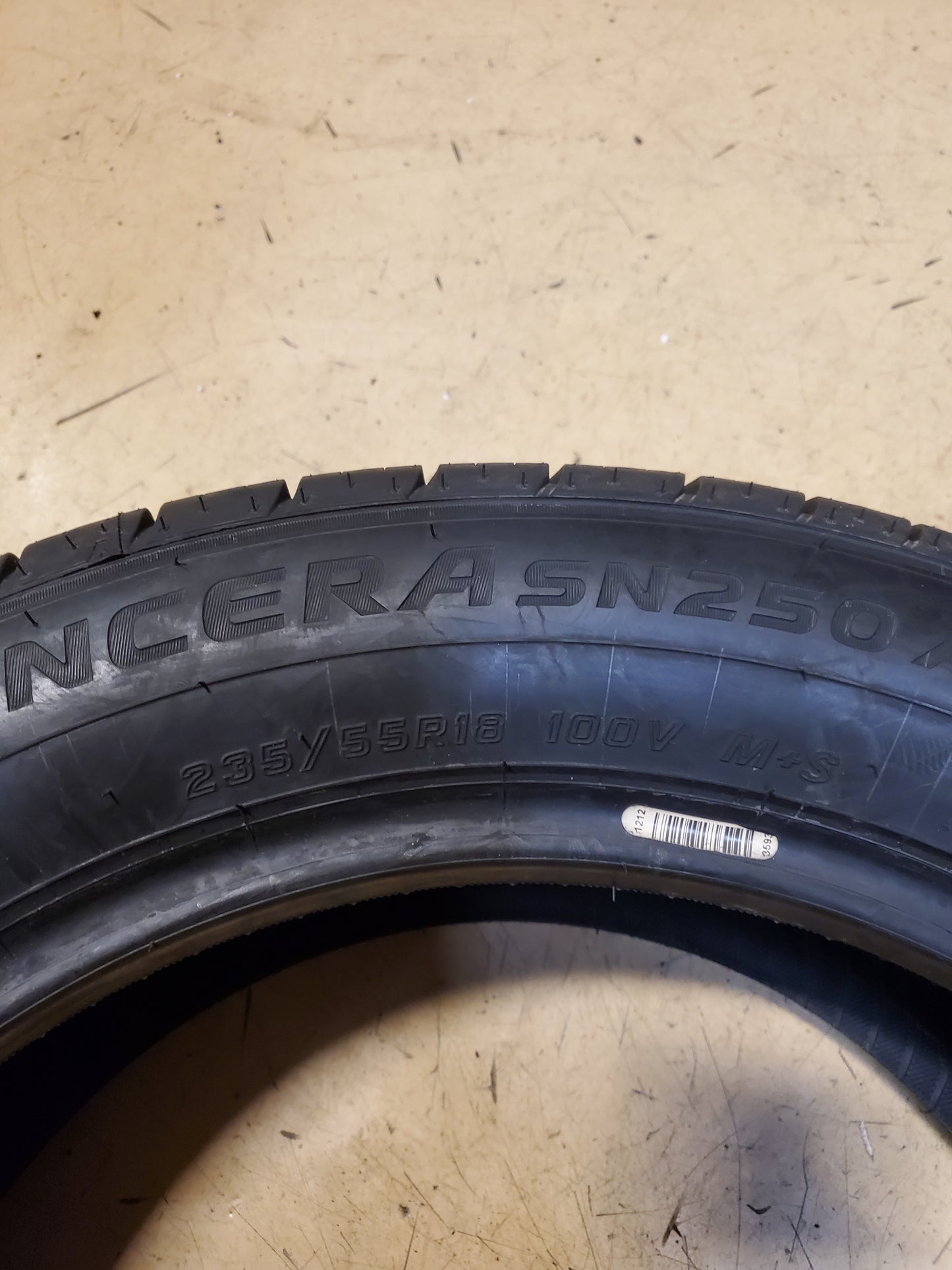 FALKEN SINCERA SN250 A/S BSW P 235 55 18 100V ALL SEASON TIRE 28295850