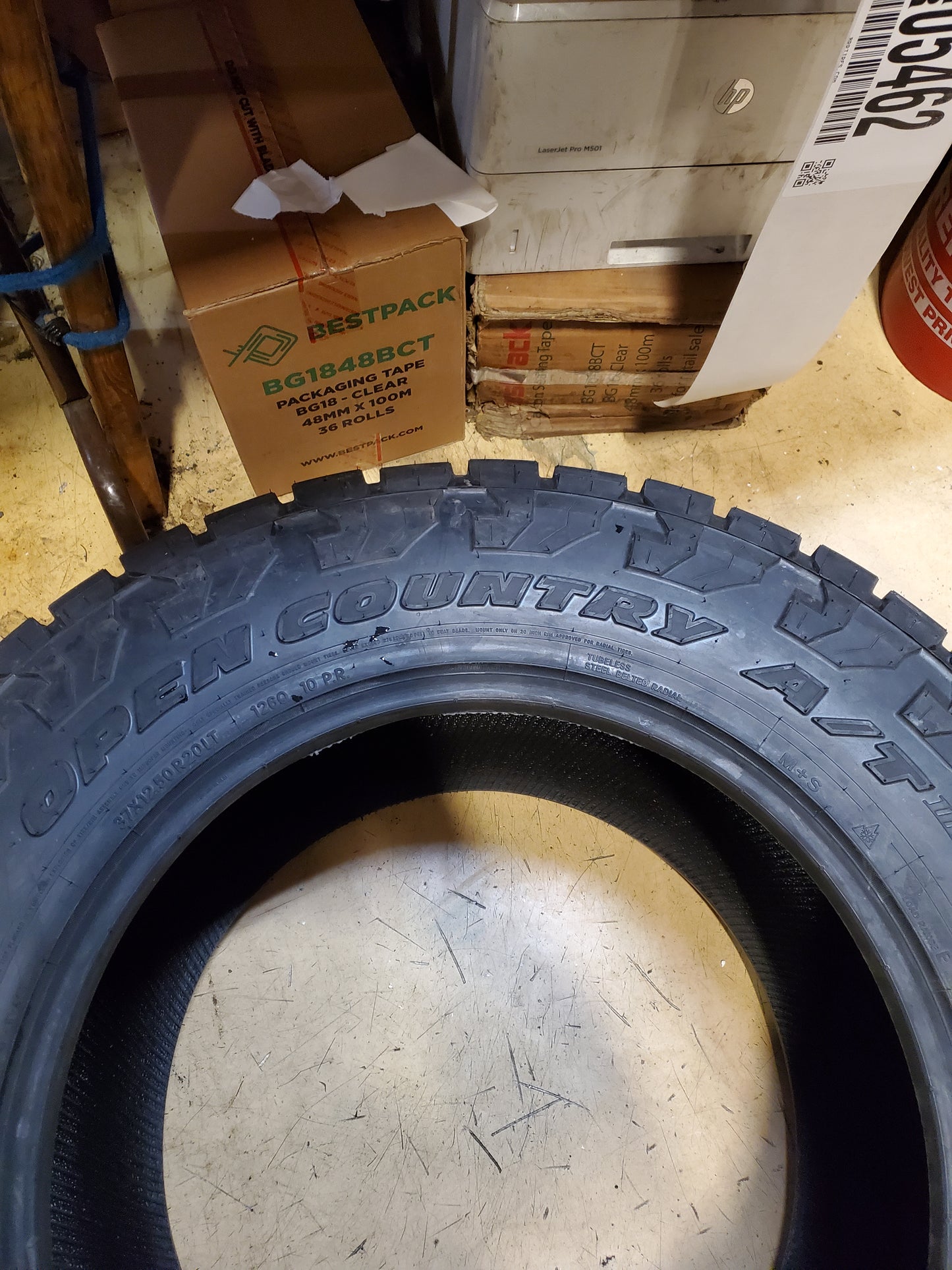 (KSL ONLY) 4 TOYO OPEN COUNTRY A/T III BSW LT 37 12.50 20 126Q ALL TERRAIN TIRE 356020