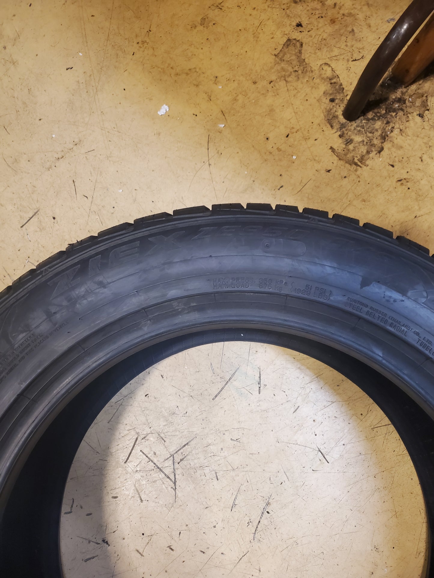 NOS FALKEN ZIEX ZE950 A/S BSW P 245 55 18 103W UHP TIRE 28953863