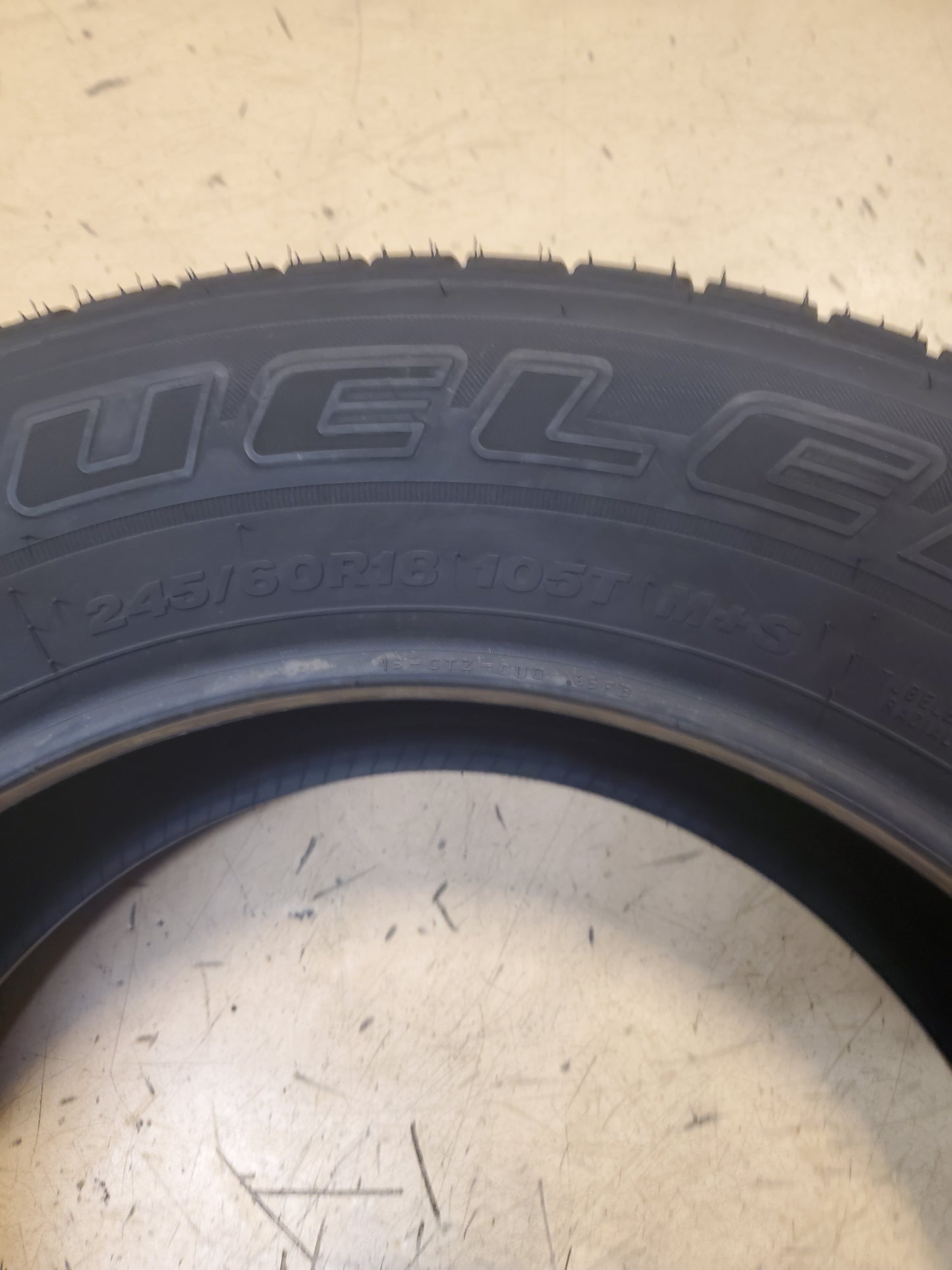 BRIDGESTONE DUELER LX BSW P 245 60 18 105T HIGHWAY TIRE 009396