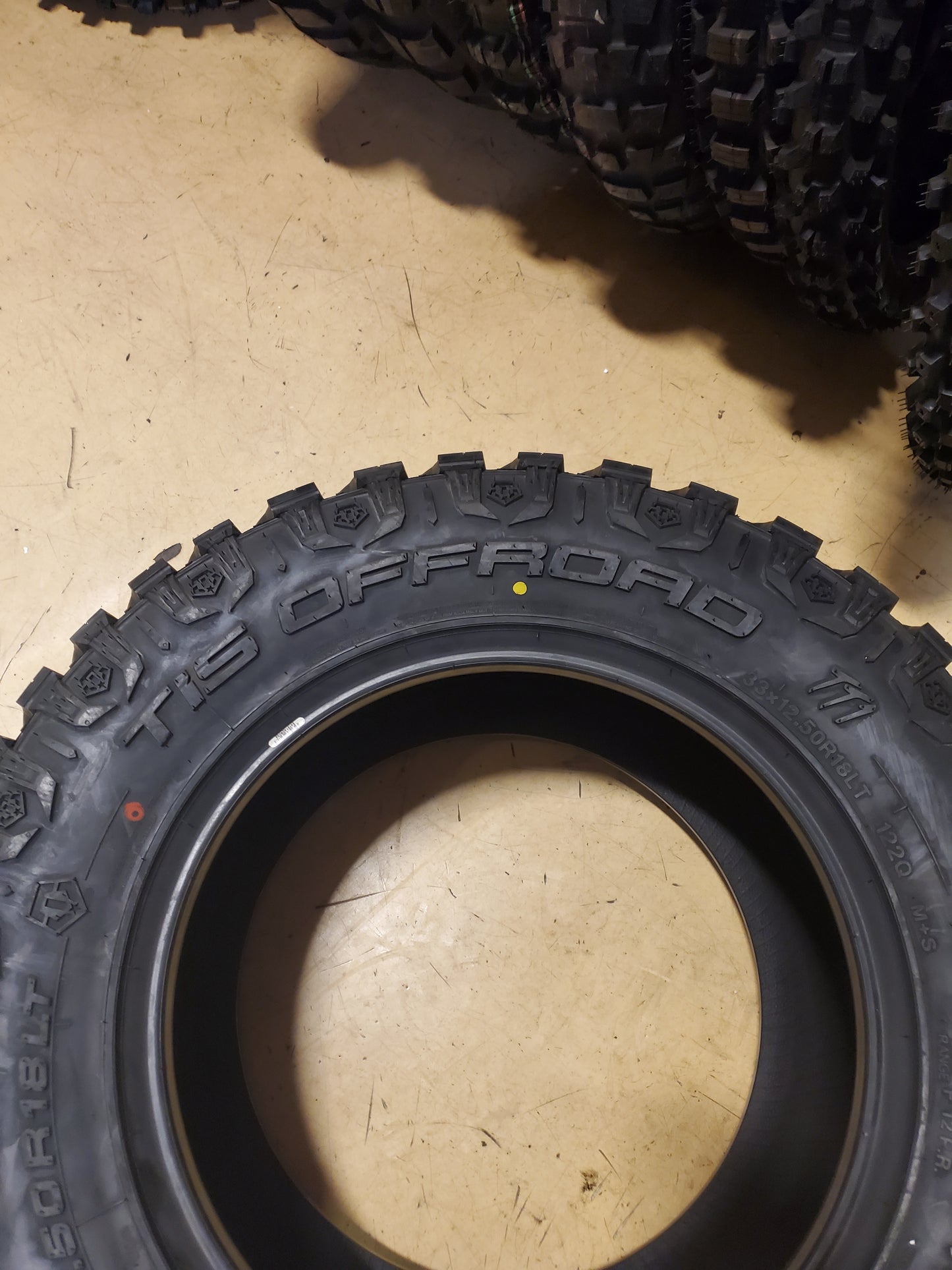 HERCULES TIS OFFROAD TT1 BSW LT 33 12.50 18 122Q 12PLY MUD TIRE 98531