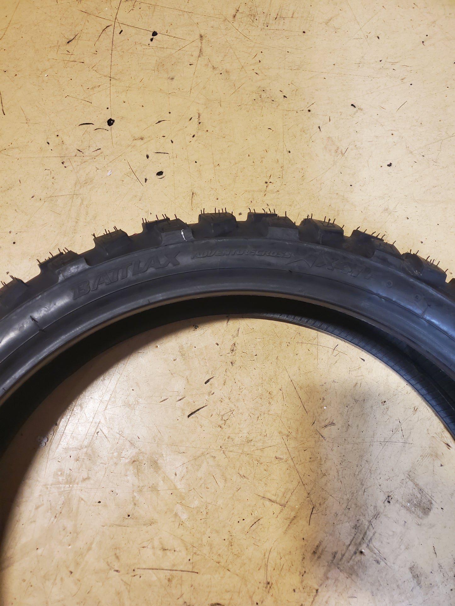 BRIDGESTONE BATTLAX ADVENTURECROSS AX41F 120 70 19 60Q F MOTORCYCLE TIRE 11456
