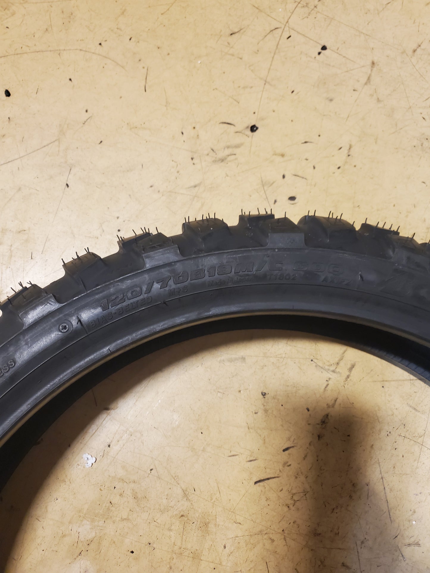 BRIDGESTONE BATTLAX ADVENTURECROSS AX41F 120 70 19 60Q F MOTORCYCLE TIRE 11456