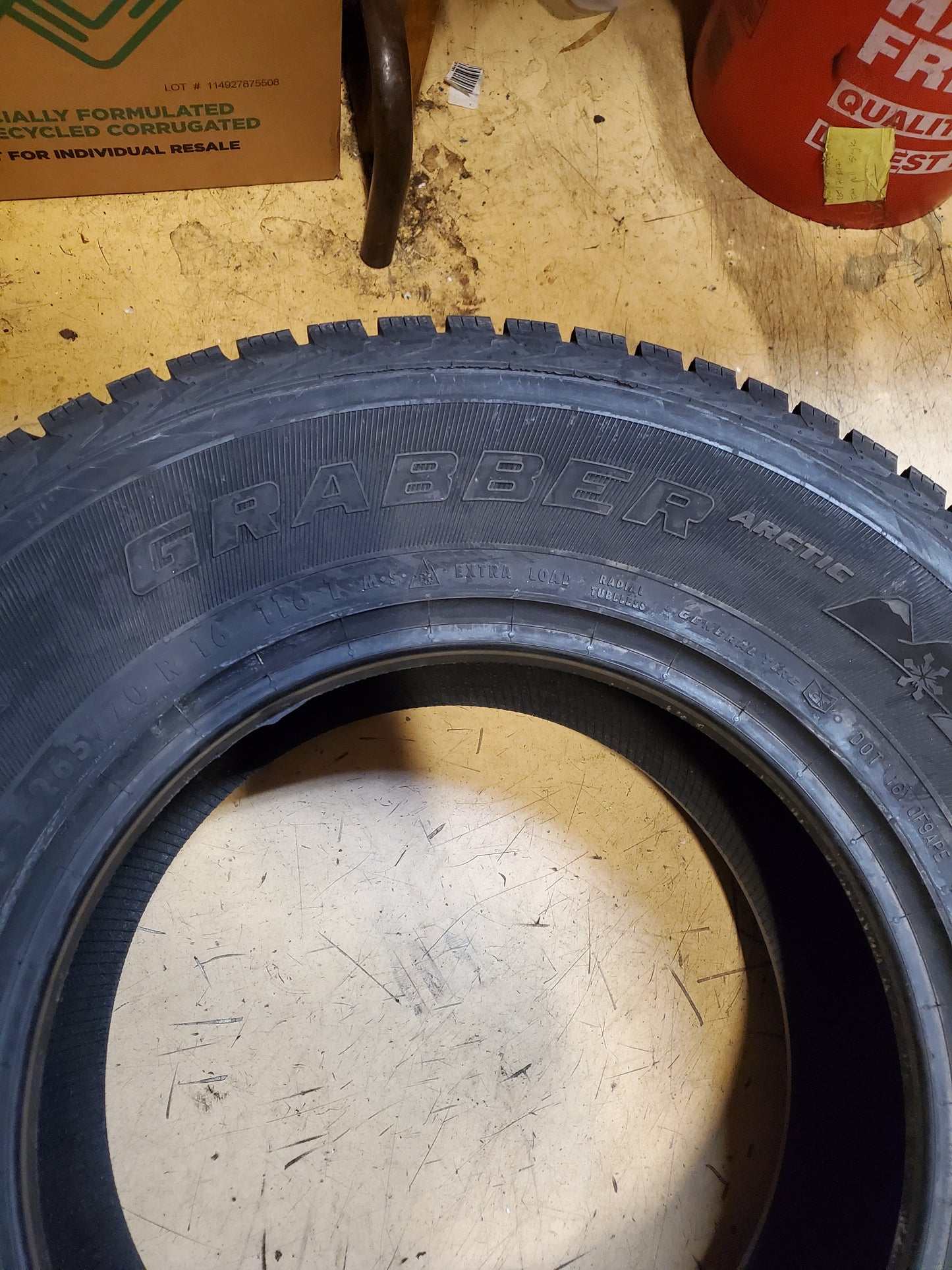 GENERAL GRABBER ARCTIC BSW P 265 70 16 116T XL WINTER TIRE 1550334