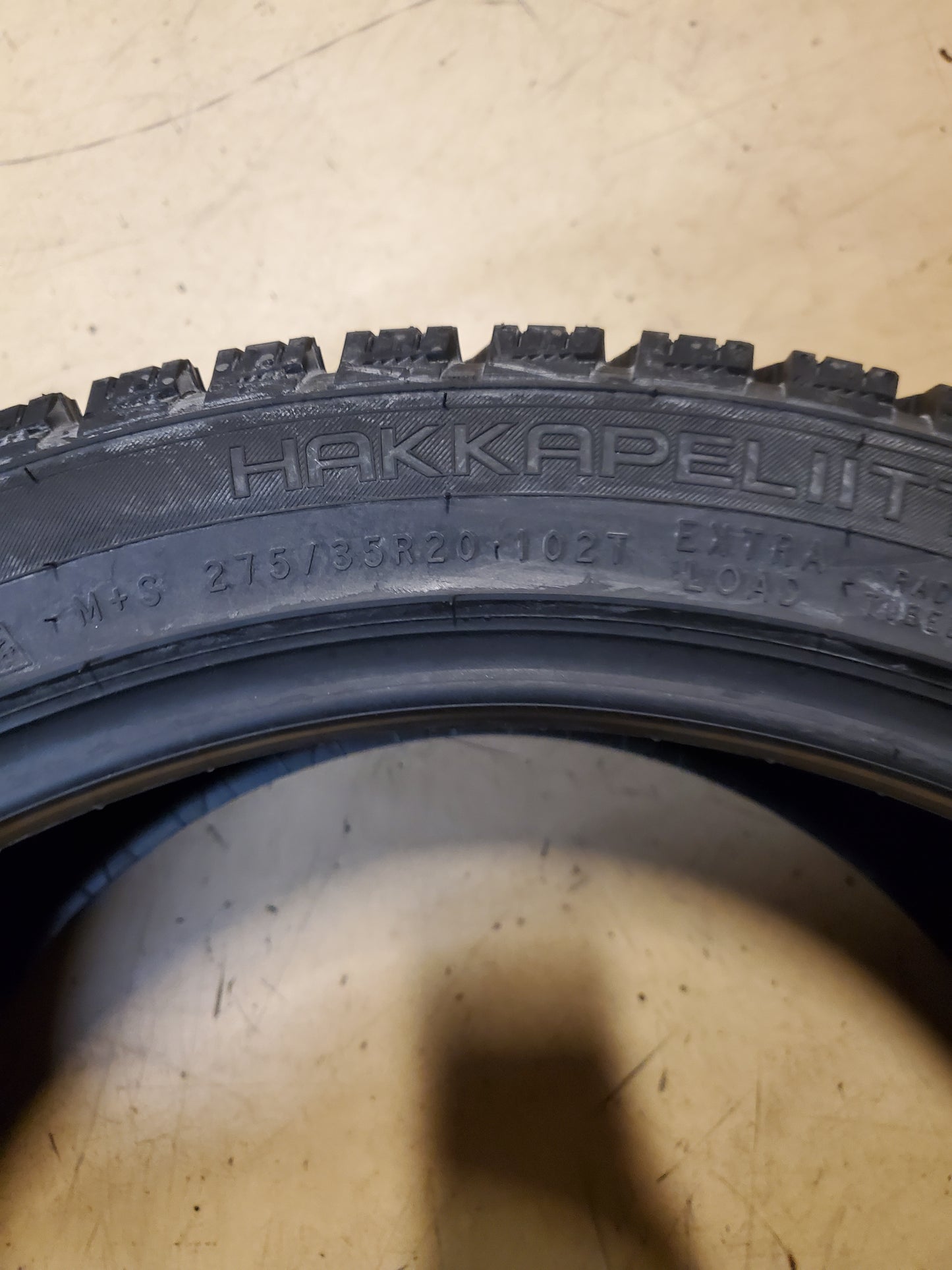 NOKIAN HAKKAPELIITTA R3 BSW P 275 35 20 102T XL WINTER TIRE T430646