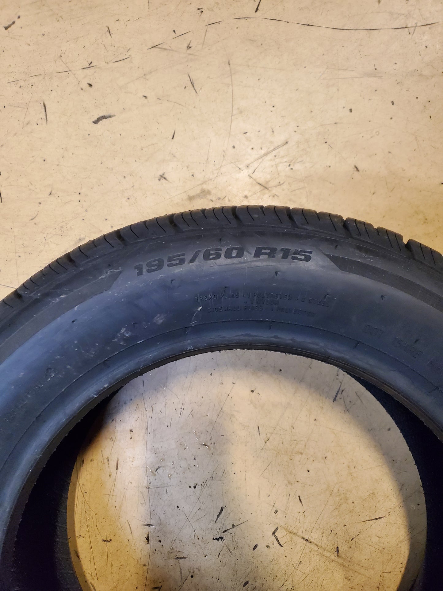 2 BFGOODRICH ADVANTAGE CONTROL BSW P 195 60 15 88H ALL SEASON TIRE 11824