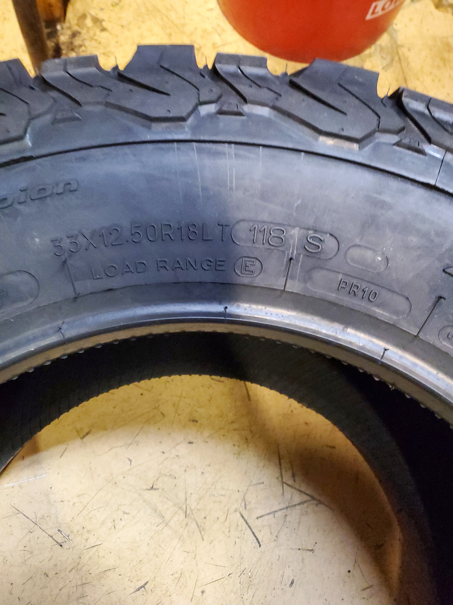 BFGOODRICH ALL-TERRAIN T/A KO2 BSW LT 33 12.50 18 118S 10PLY TIRE 27247