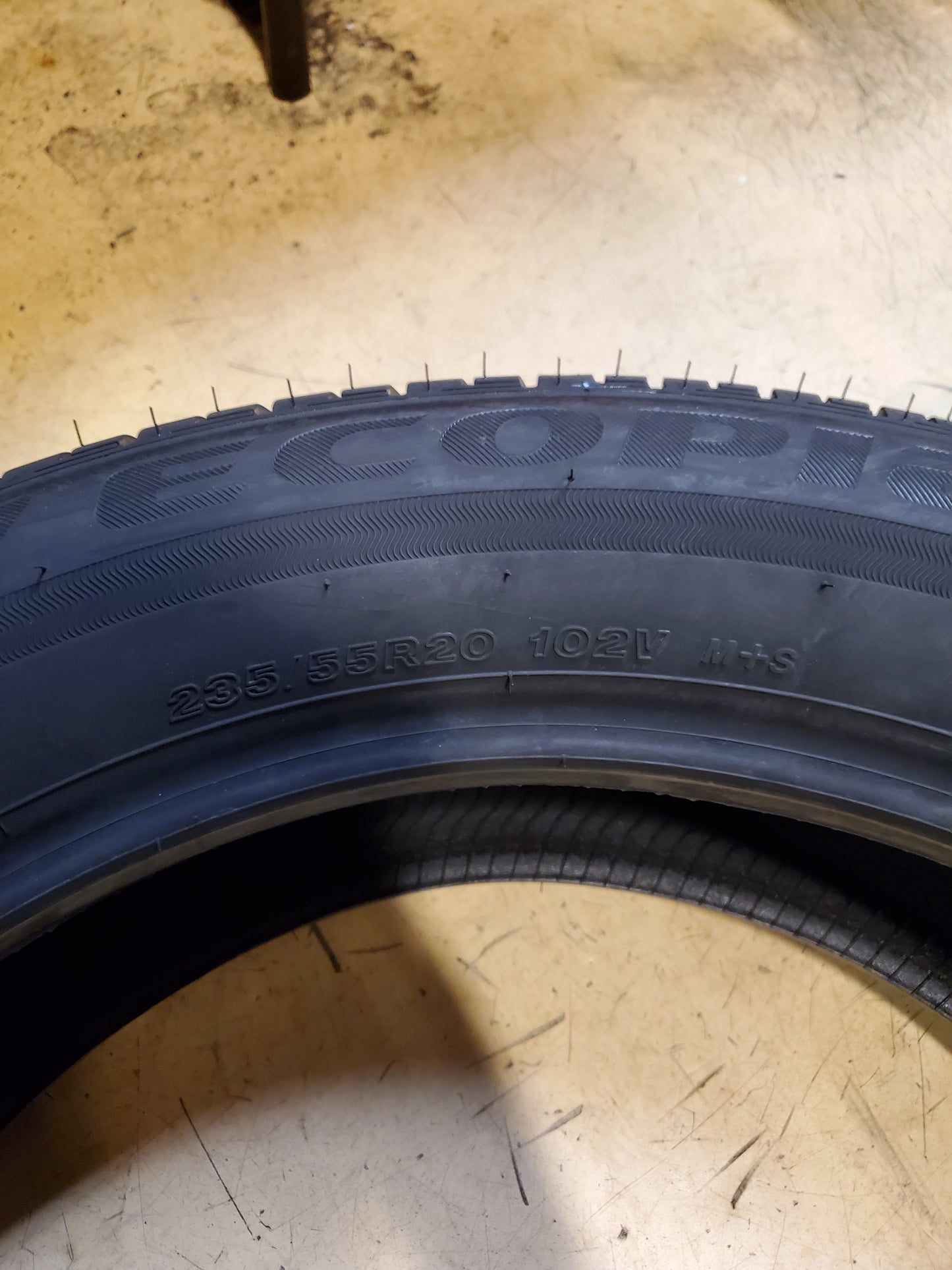 2 BRIDGESTONE ECOPIA H/L 422 PLUS BSW P 235 55 20 102V ALL SEASON TIRE 000227