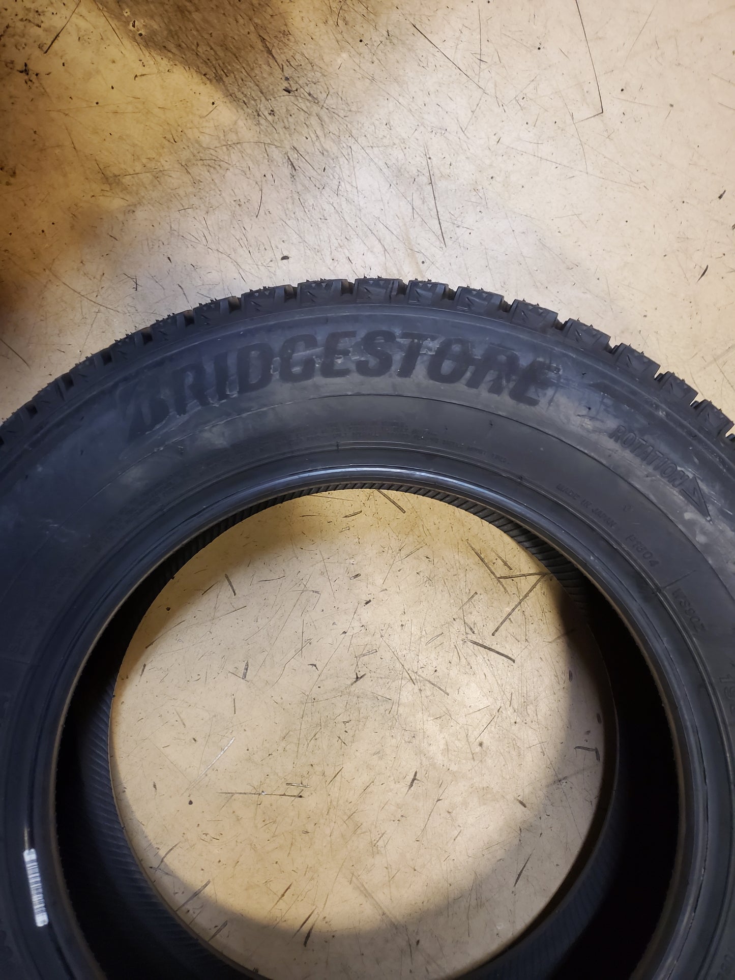 BRIDGESTONE BLIZZAK WS90 BSW P 195 65 15 91H WINTER TIRE 001122