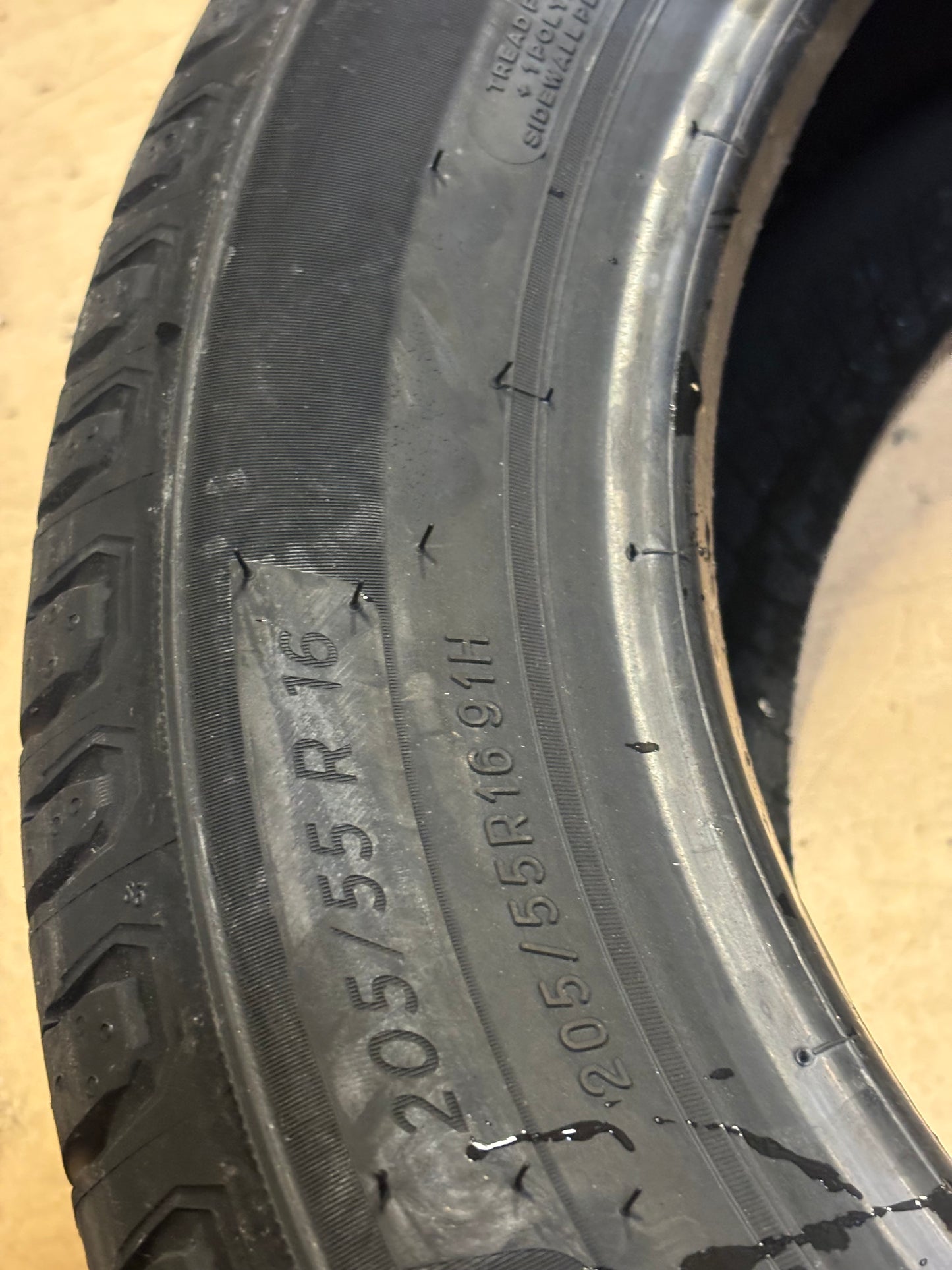 4 MICHELIN DEFENDER2 BSW P 205 55 16 91H ALL SEASON TIRE 07259