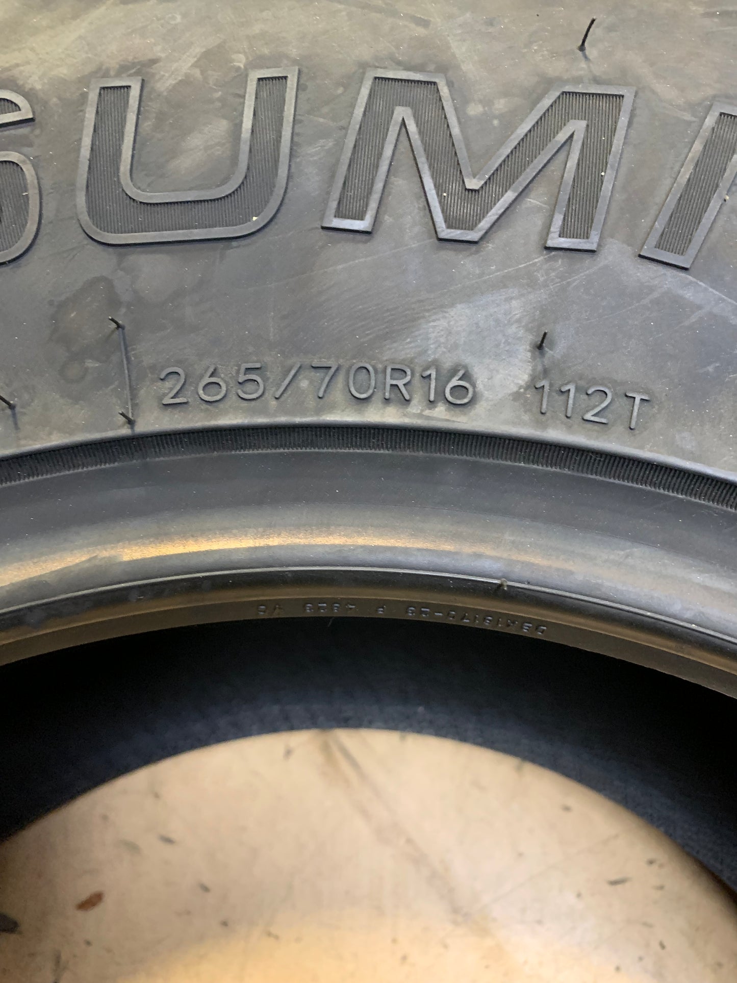 2 SUMMIT TRAIL CLIMBER AT02 BSW P 265 70 16 112T ALL SEASON TIRE 20901