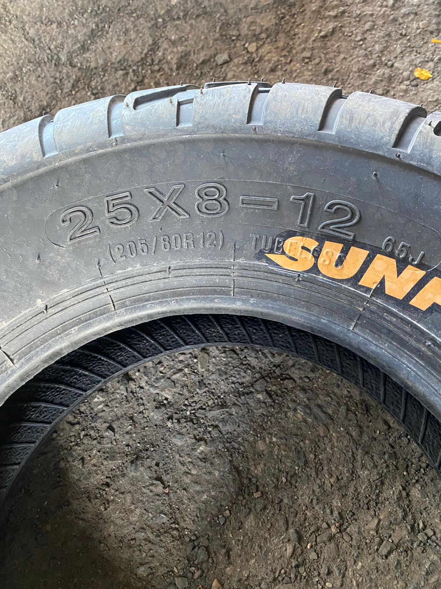 NOS SUNF A021 25 8 12 65J 6PLY ATV/UTV TIRE 250812