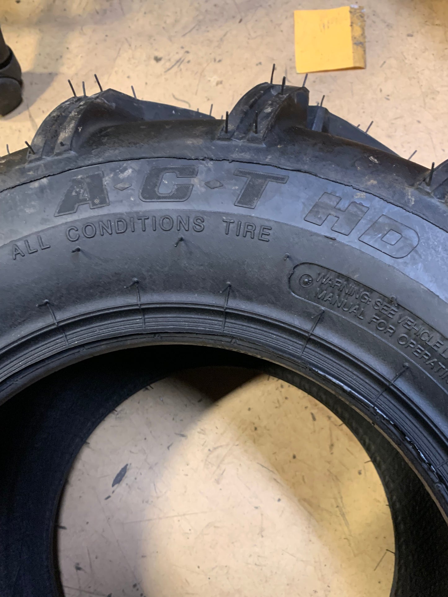 CARLISLE ACT HD BSW 26 11 12 79F 6PLY ATV/UTV TIRE 560466