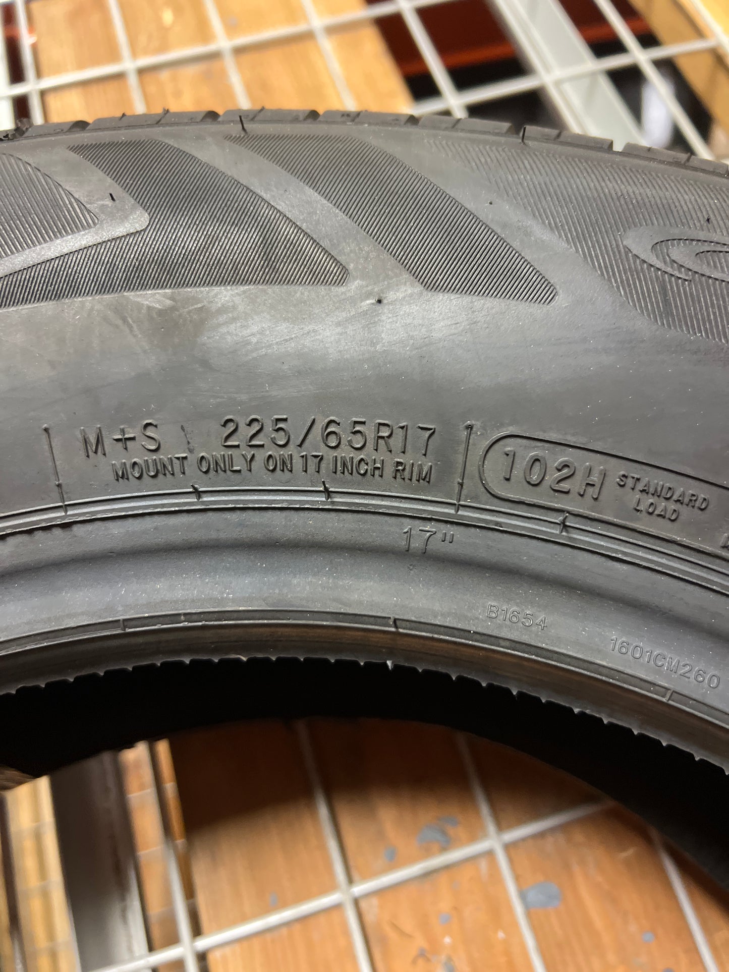 4 COOPER ENDEAVOR PLUS P 225 65 17 102H SL ALL SEASON TIRES 166240009