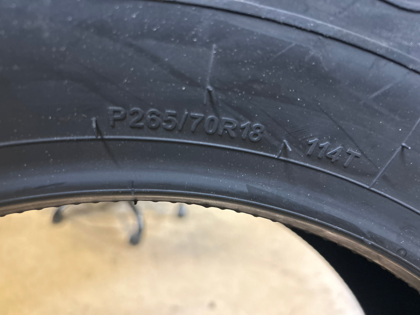 NOS GT RADIAL ADVENTURO HT OWL P 265 70 18 114T HIGHWAY TIRE AS130