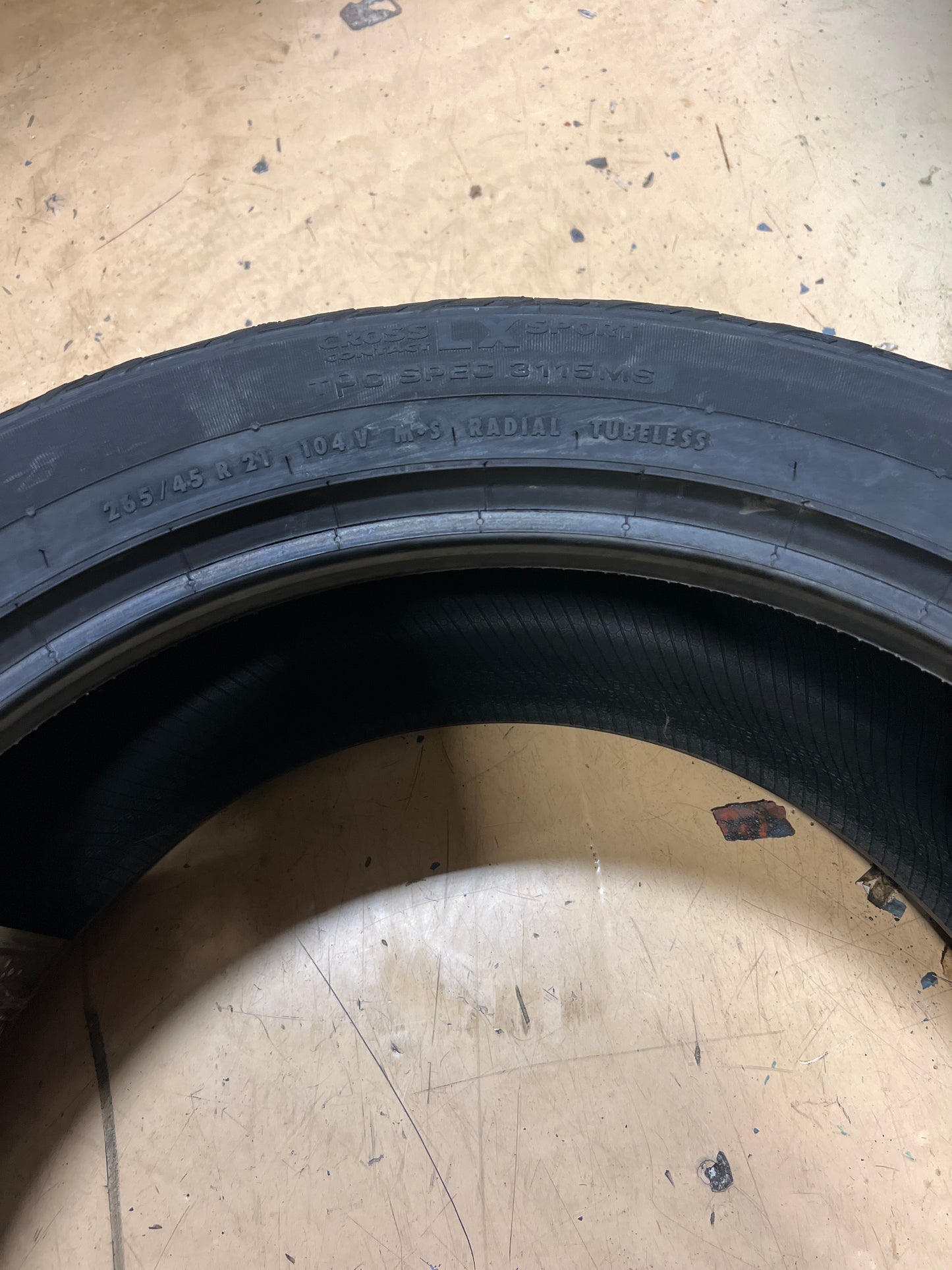 2 NEW CONTINENTAL CROSSCONTACT LX SPORT P 265 45 21 104V SL ALL SEASON TIRES 15507910000