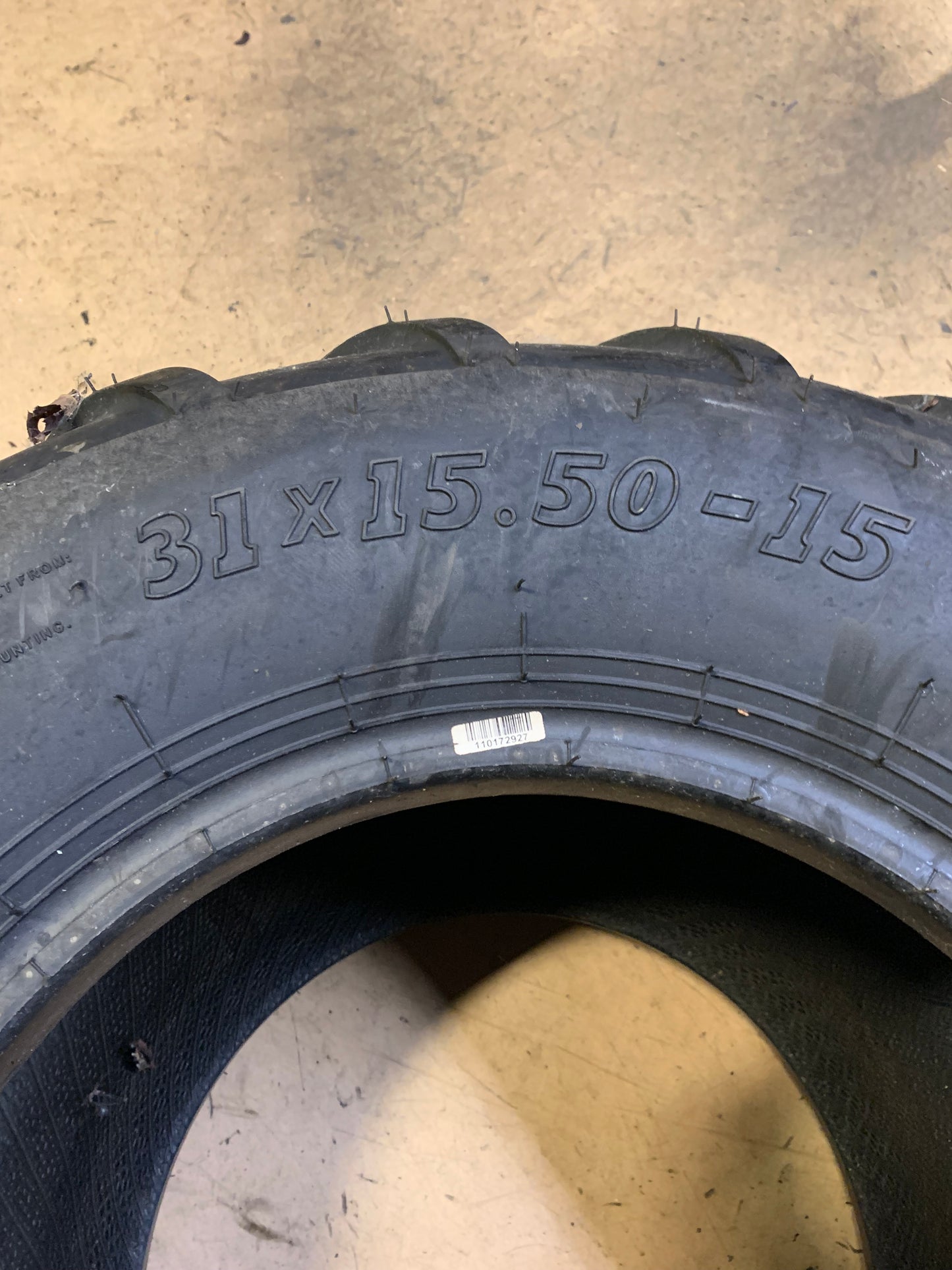 BKT TRACMASTER BSW AT 31 15.5 15 8PLY ATV/UTV TIRE 94013135