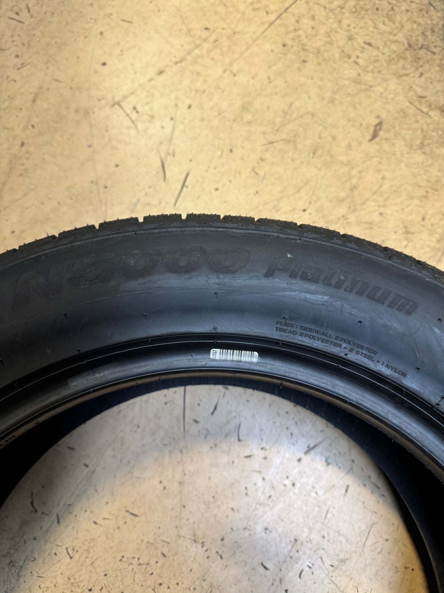 2 NEXEN N5000 PLATINUM BSW P 225 55 17 97W ALL SEASON TIRE 18182NXK