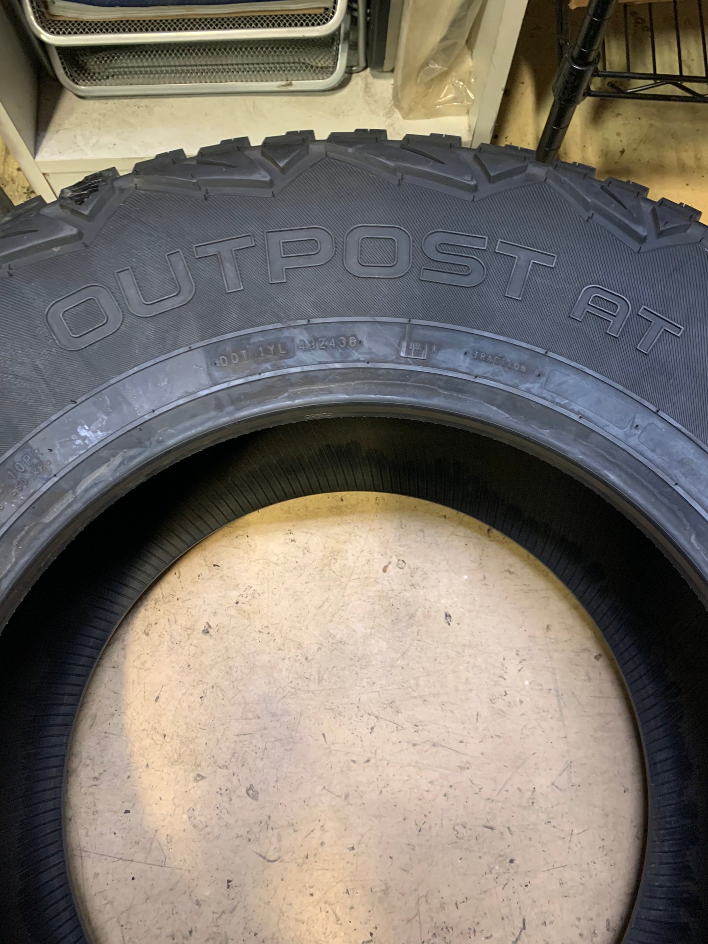 NOKIAN OUTPOST AT BSW LT 285 75 18 129/126S 10PLY ALL TERRAIN TIRE T432837