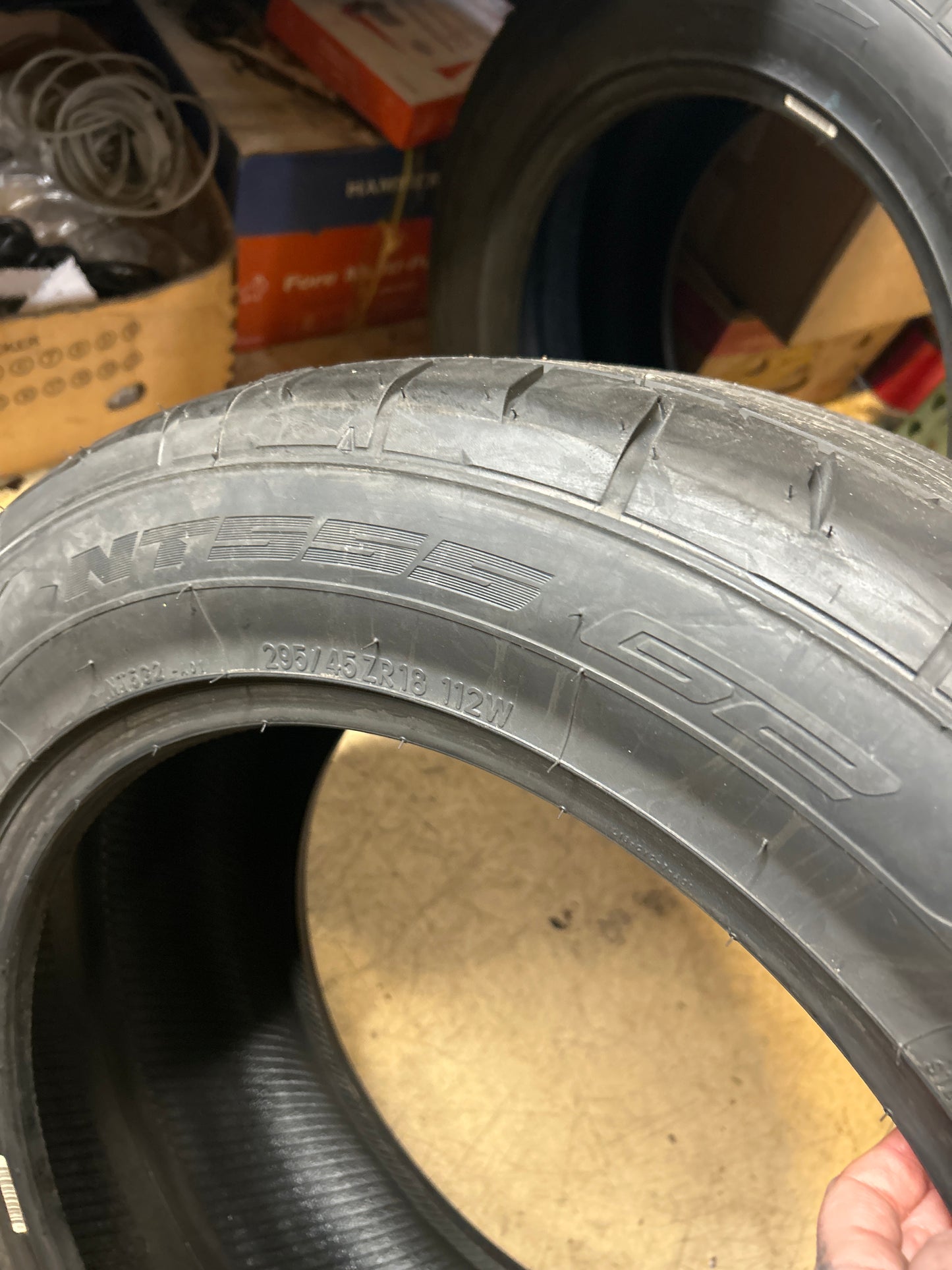 4 NITTO NT555 G2 BSW P 295 45 18 XL 112W UHP TIRE 211400