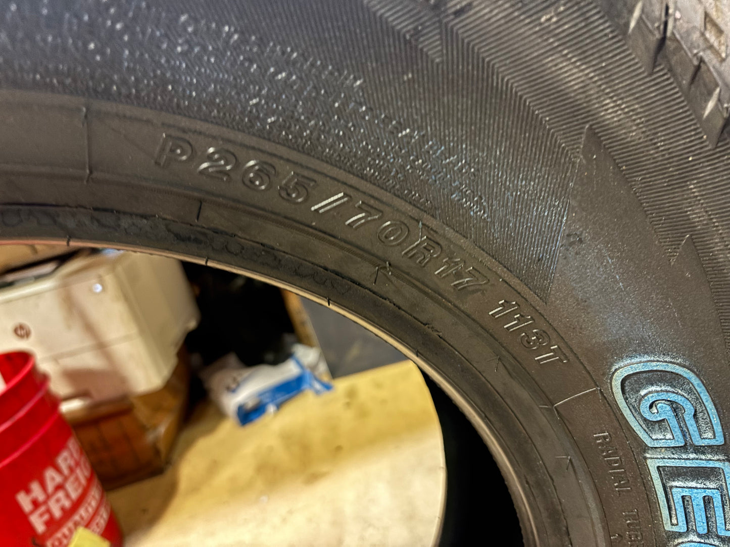 YOKOHAMA GEOLANDAR AT G015 RWL P 265 70 17 113T SL ALL TERRAIN TIRE 110101526