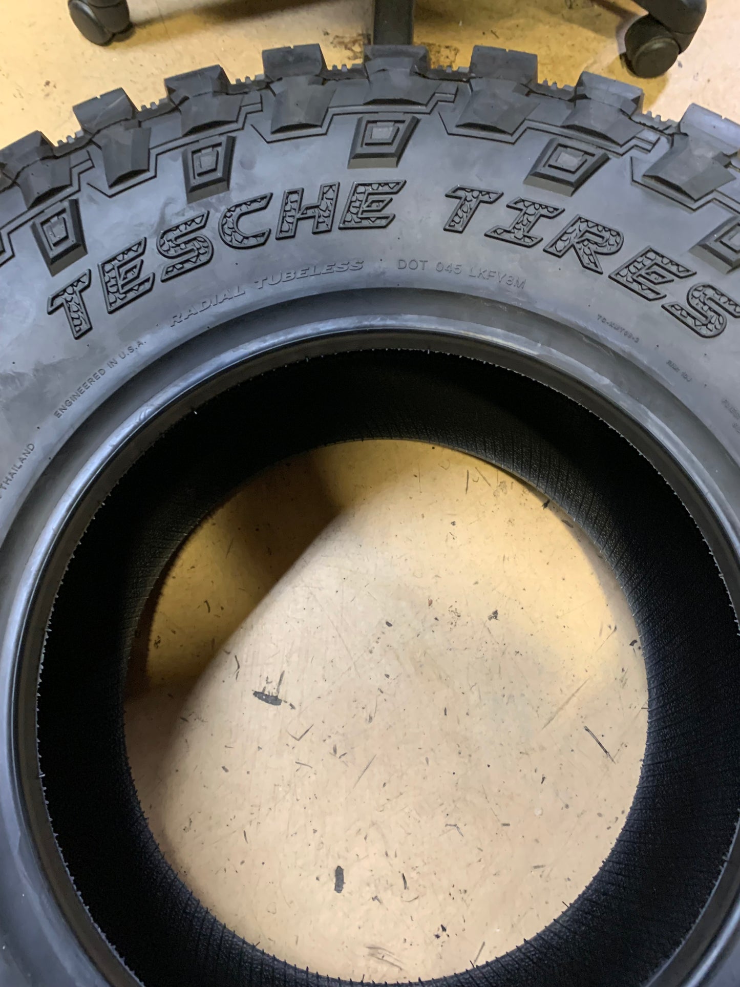 TESCHE RIDGE BLADE X/MT BSW LT 35 12.5 17 128K 12PLY MUD TERRAIN TIRE TC014TT