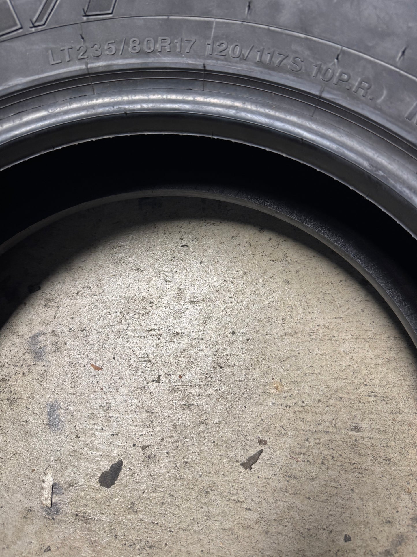 NOS NATIONAL COMMANDO A/T BSW LT 235 80 17 120/117S 10PLY ALL TERRAIN TIRE NLT95