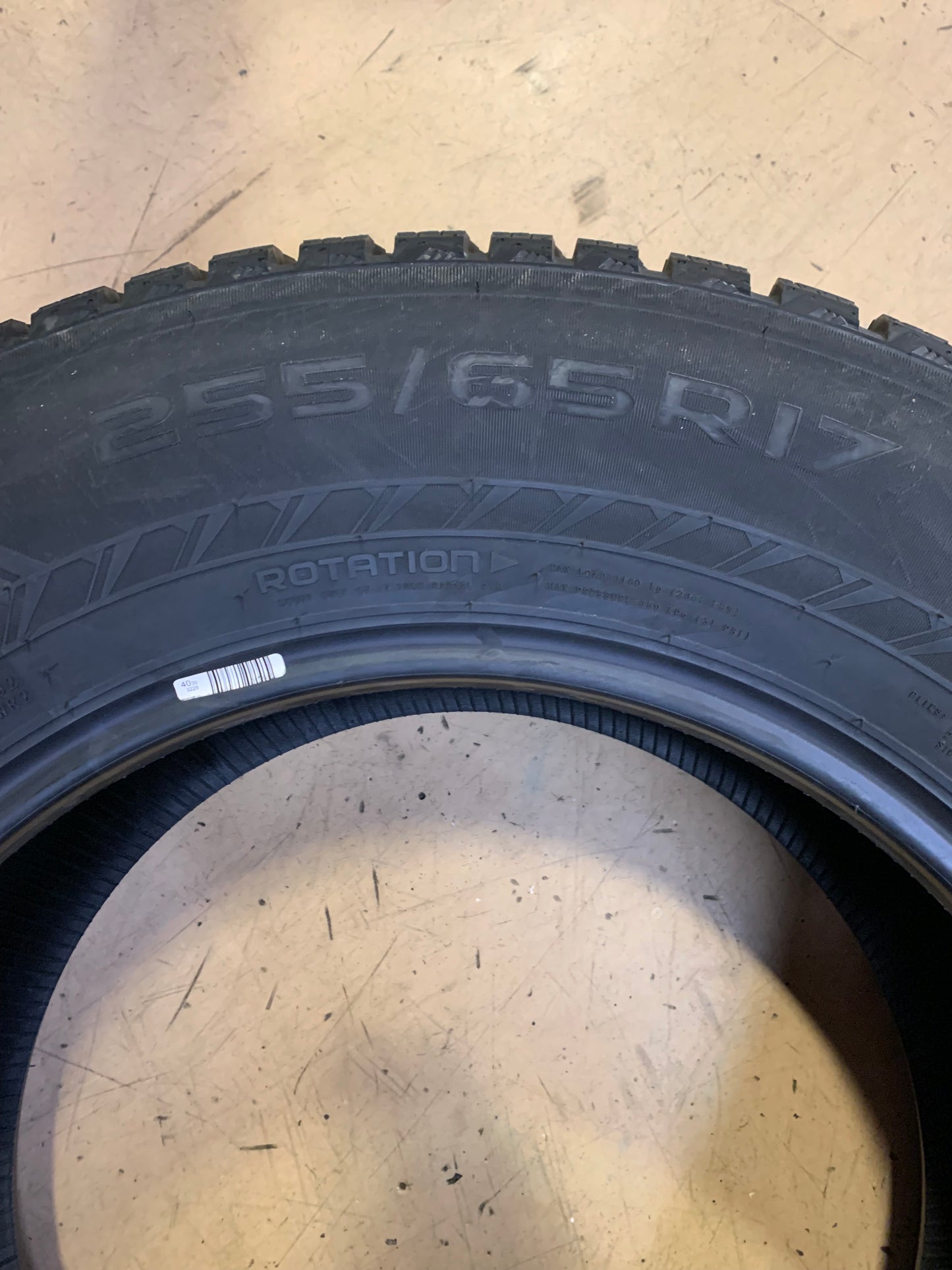 NOKIAN HAKKAPELIITTA 10 SUV STUDDED BSW P  255 65 17 114T XL WINTER TIRE TS32480