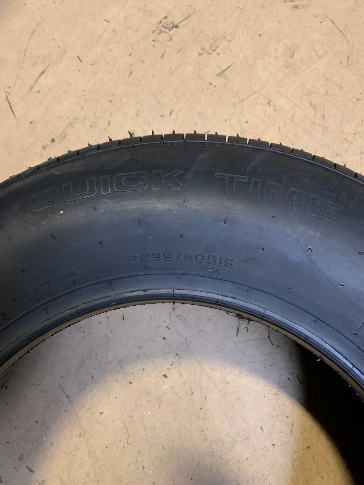 HOOSIER QUICK TIME OWL P 295 60 15  SUMMER TIRE 17125QT
