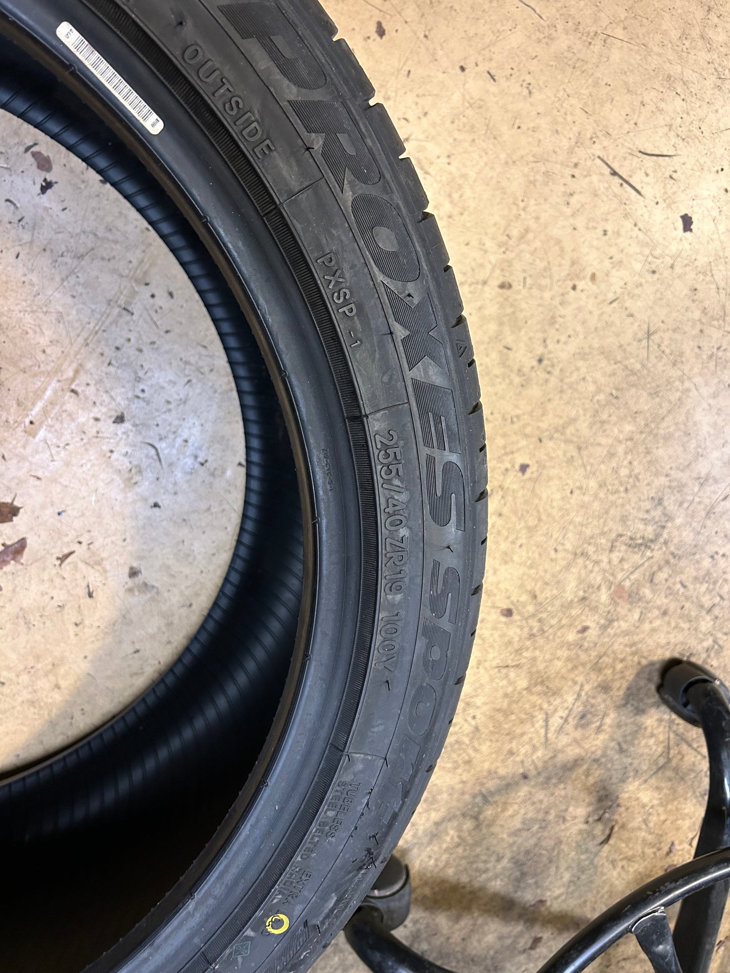 TOYO PROXES SPORT BSW P 255 40 19 100Y XL PERFORMANCE TIRE 237340