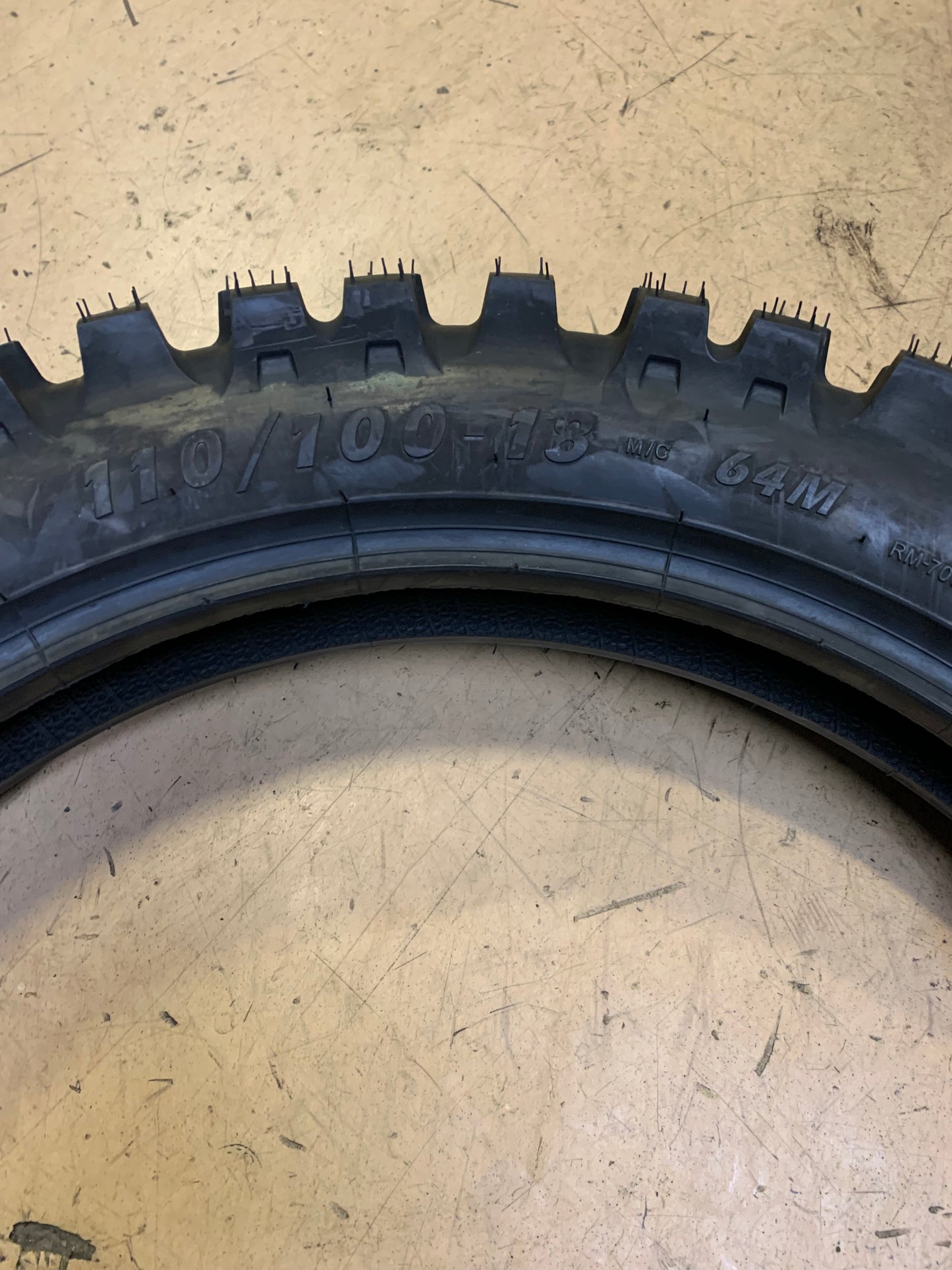 TUSK RECON HYBRID BSW 110 100 8 64M REAR MOTORCYCLE TIRE Tallon110
