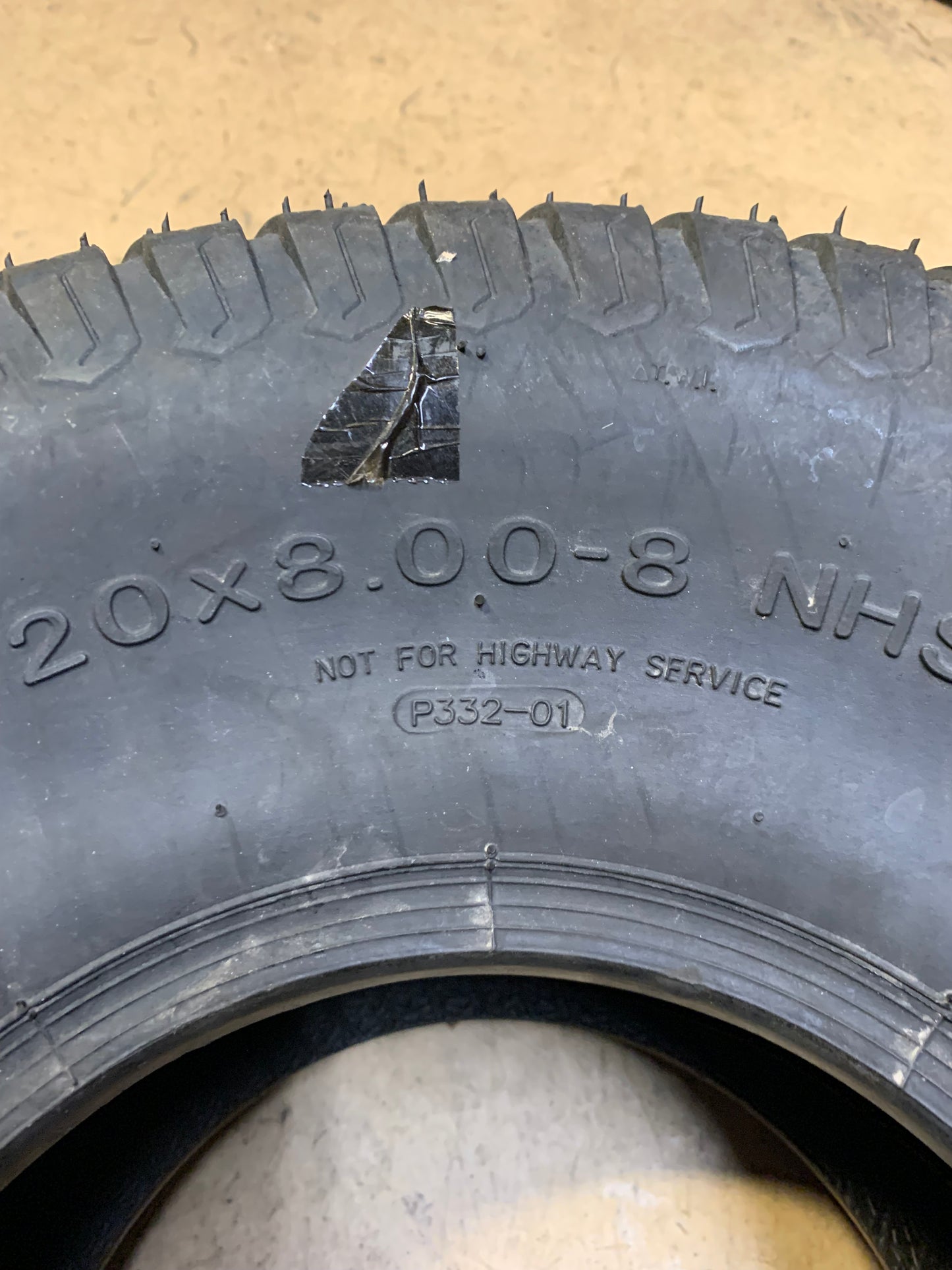 OTR GRASS MASTER BSW AT 20 8 8 4PLY LAWN TIRE T804208008