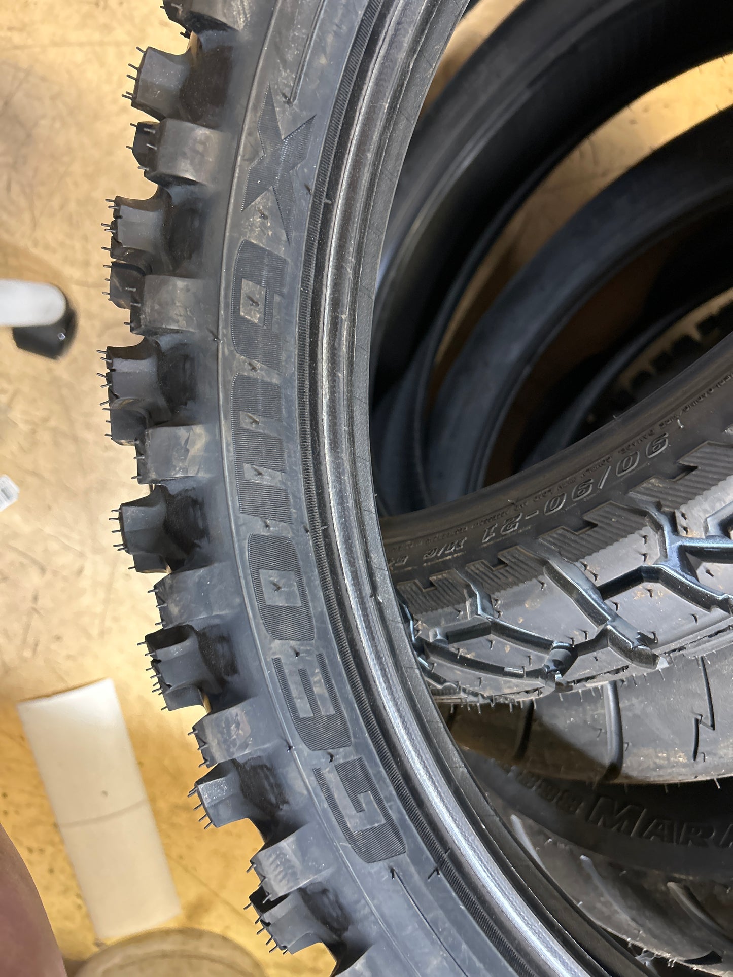 DUNLOP GEOMAX FACTORY SPEC 80 100 21 51M FRONT MOTORCYCLE TIRE 45276500