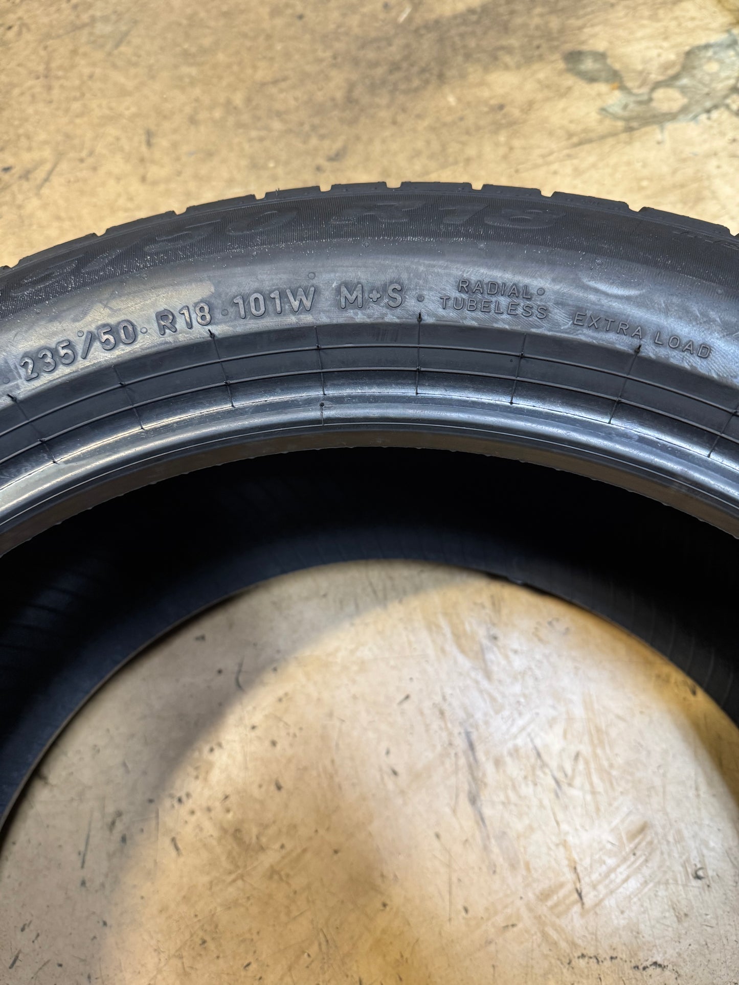 PIRELLI P ZERO AS PLUS 3 BSW P 235 50 18 101W XL UHP ALL SEASON TIRE 4084300