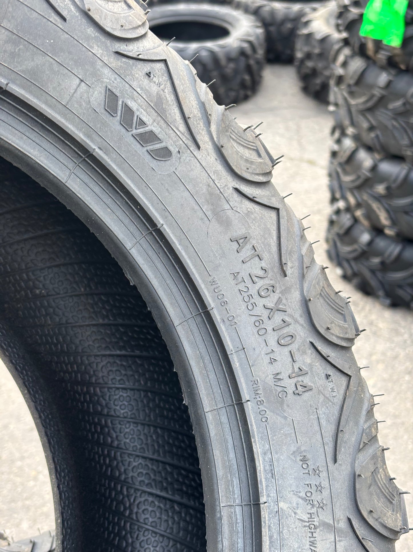 WANDA WU06 BSW LT 26 10 14 6PLY ATV/UTV TIRE 10184