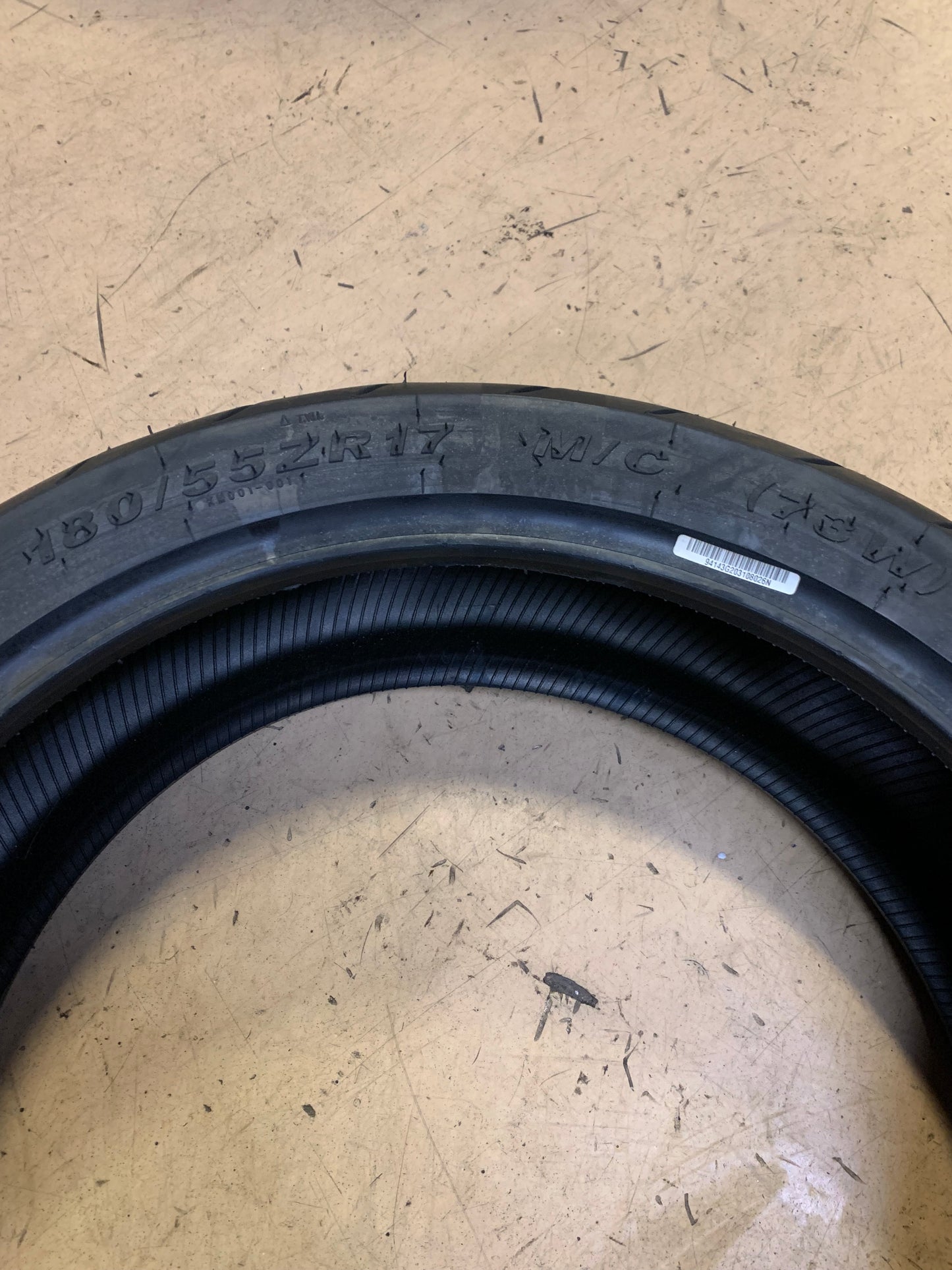 KENDA KM001 BSW 180 55 17 73W REAR MOTORCYCLE TIRE KM1
