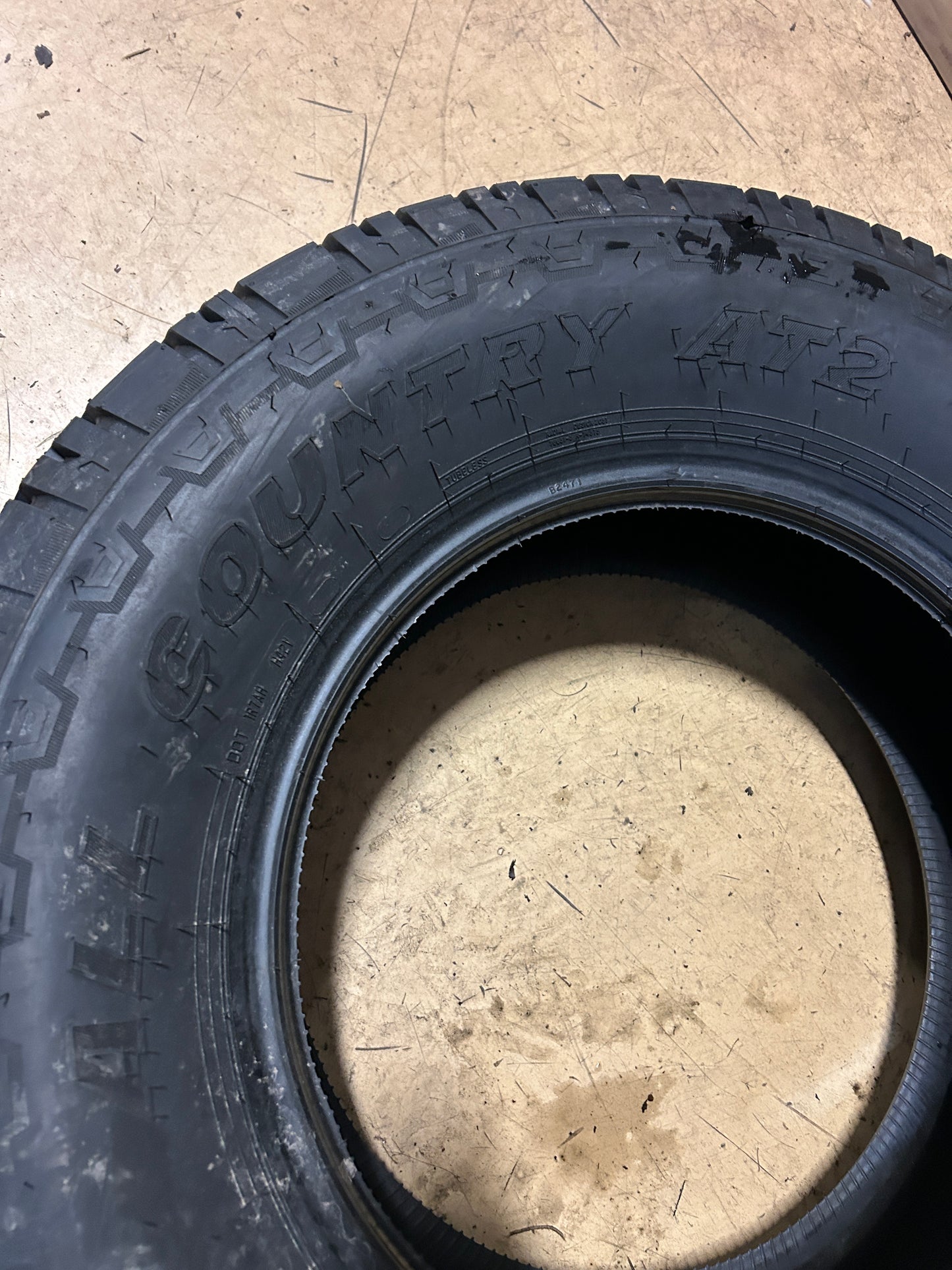 IRONMAN ALL COUNTRY AT2 BSW LT 265 70 17 121/118R 10PLY ALL TERRAIN TIRE 07616