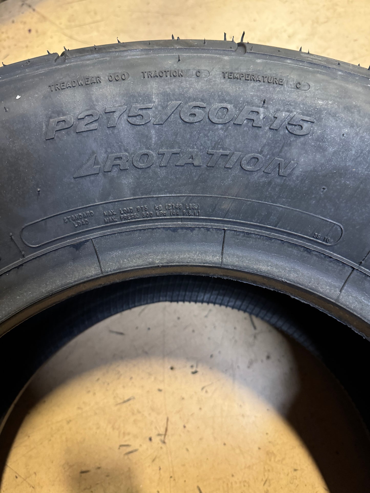 MICKEY THOMPSON ET STREET S/S BSW P 275 60 15 TRACK/COMPETITION TIRE 255510