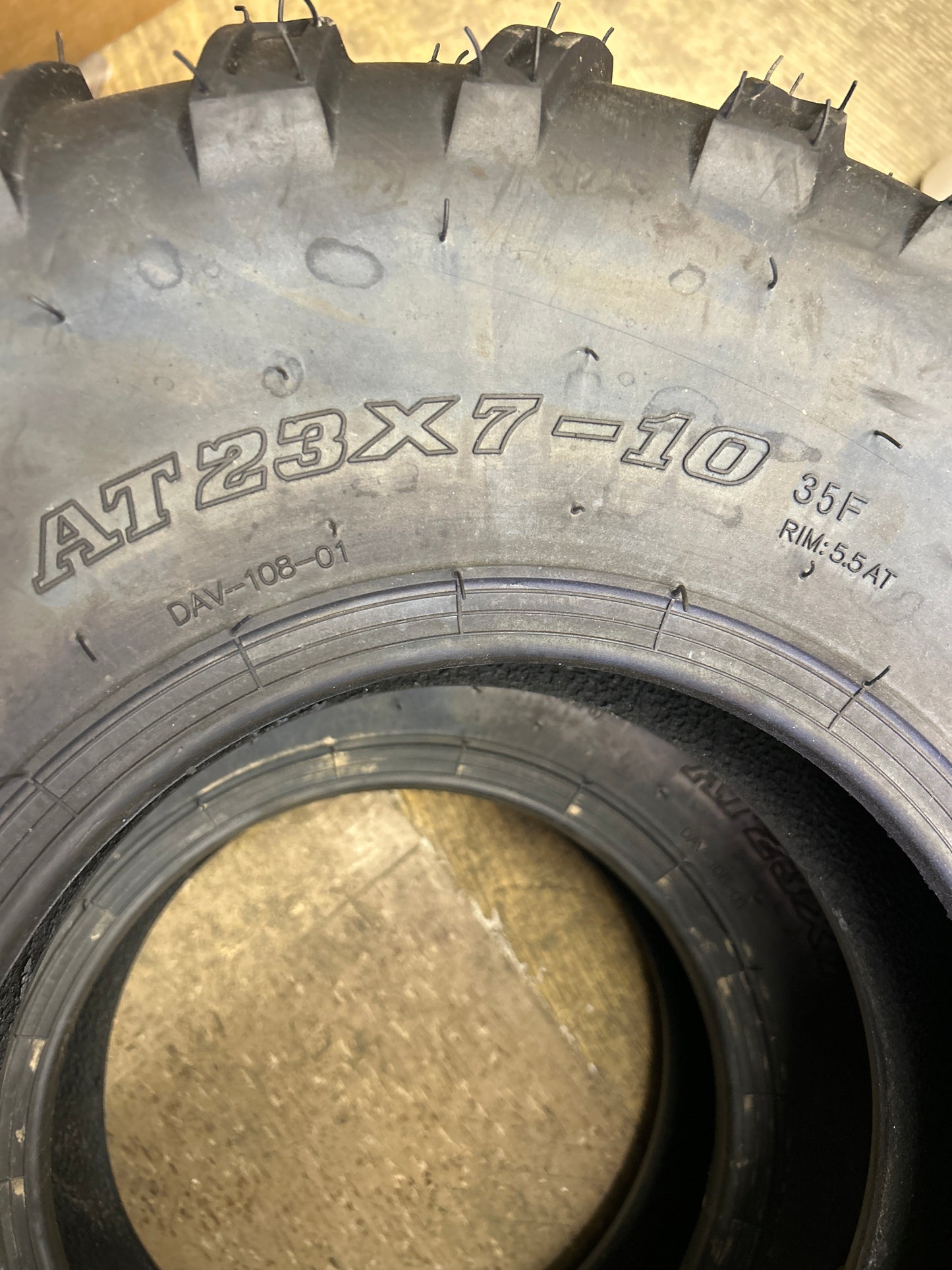 DUHOW DAV108 BSW AT 23 7 10 35F 6PLY ATV/UTV TIRE DU23710