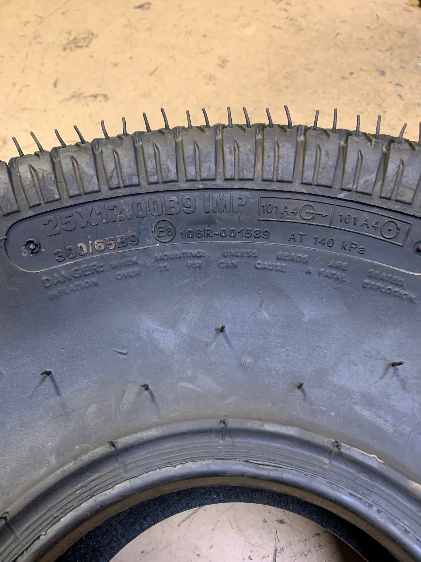 CARLISLE TRUF TRAC R/S BSW AT 25 12 9 4PLY ATV/UTV TIRE 50D3T7