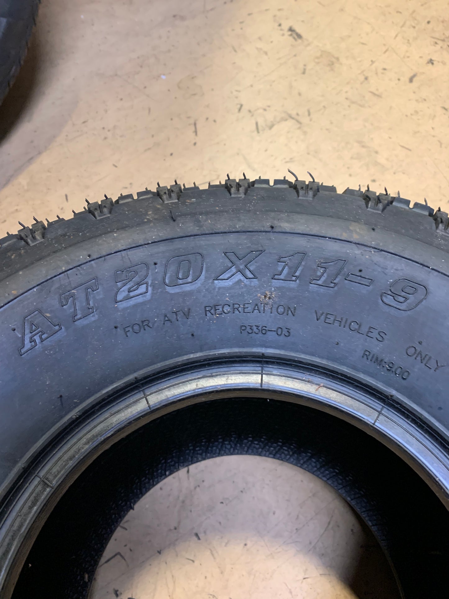 MAXAUTO N606 BSW AT 20 11 9 43J 6PLY ATV/UTV TIRE 0398174330