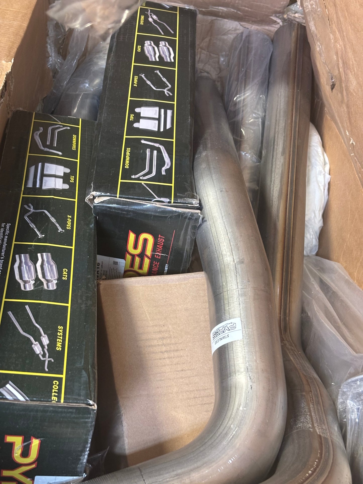 (KSL ONLY) PYPES PERFORMANCE EXHAUST RACE-PRO CROSSMEMBER-BACK EXHAUST SYSTEM 1964-72 GM A BODY