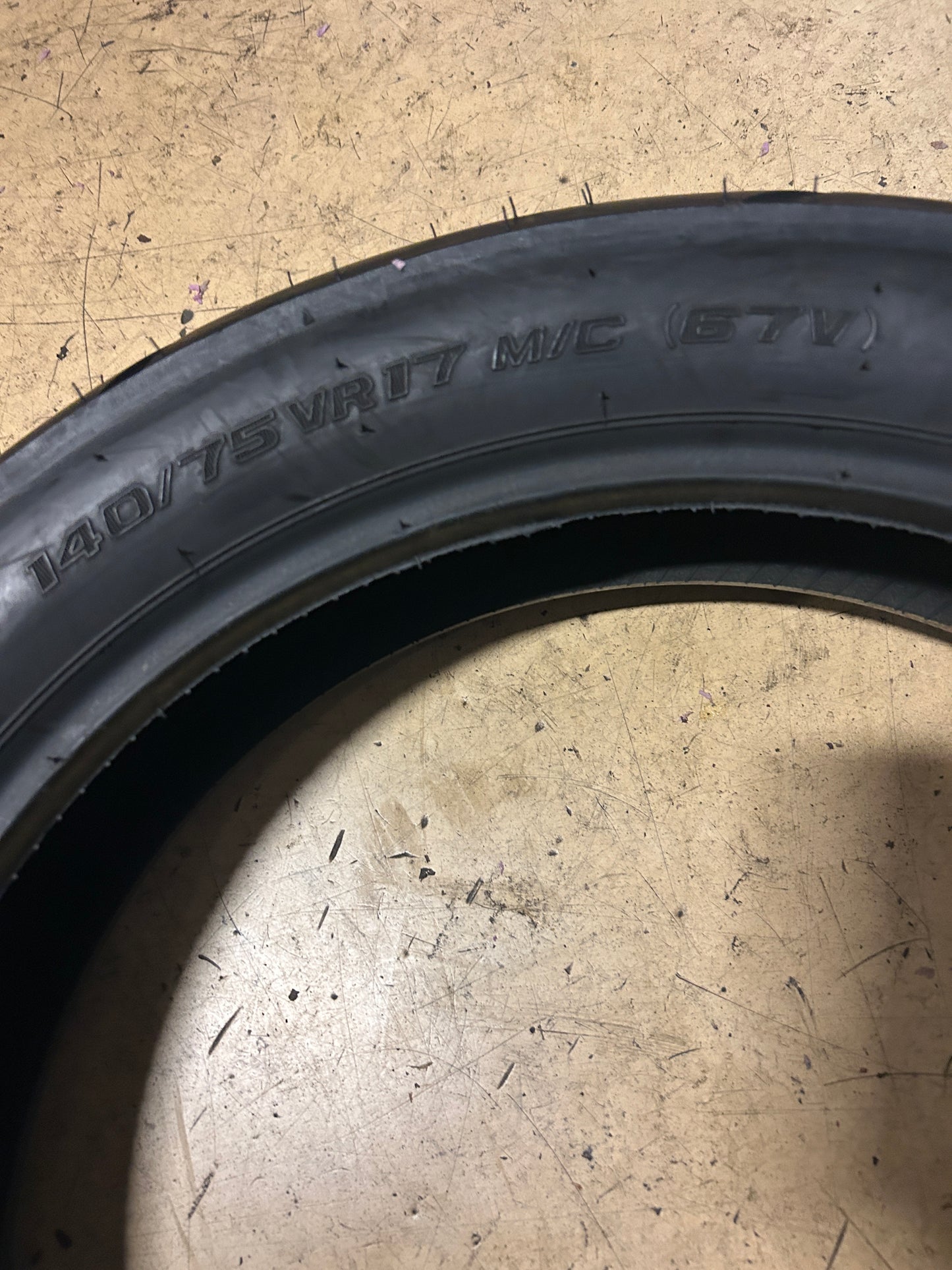 SHINKO F011 VERGE SPORT BSW 140 75 17 67V FRONT MOTORCYCLE TIRE 874079