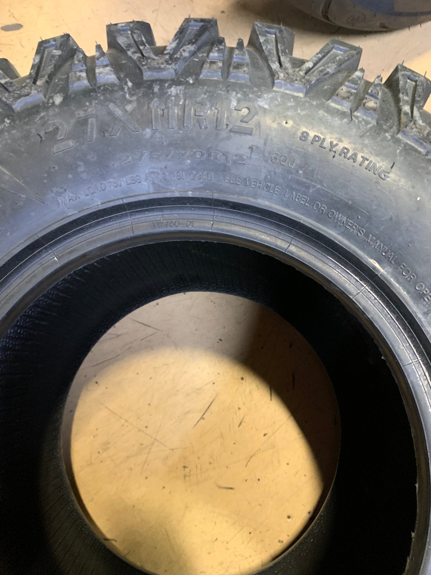 AMS M1 EVIL BSW 27 11 12 60J 8 PLY ATV/UTV TIRE 12166611
