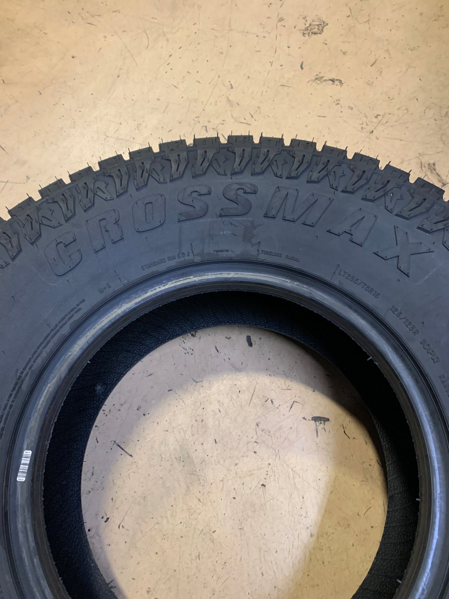 CROSSMAX AT-1 BSW LT 285 75 16 126/123R 10PLY ALL TERRAIN TIRE LTR1604ATCS