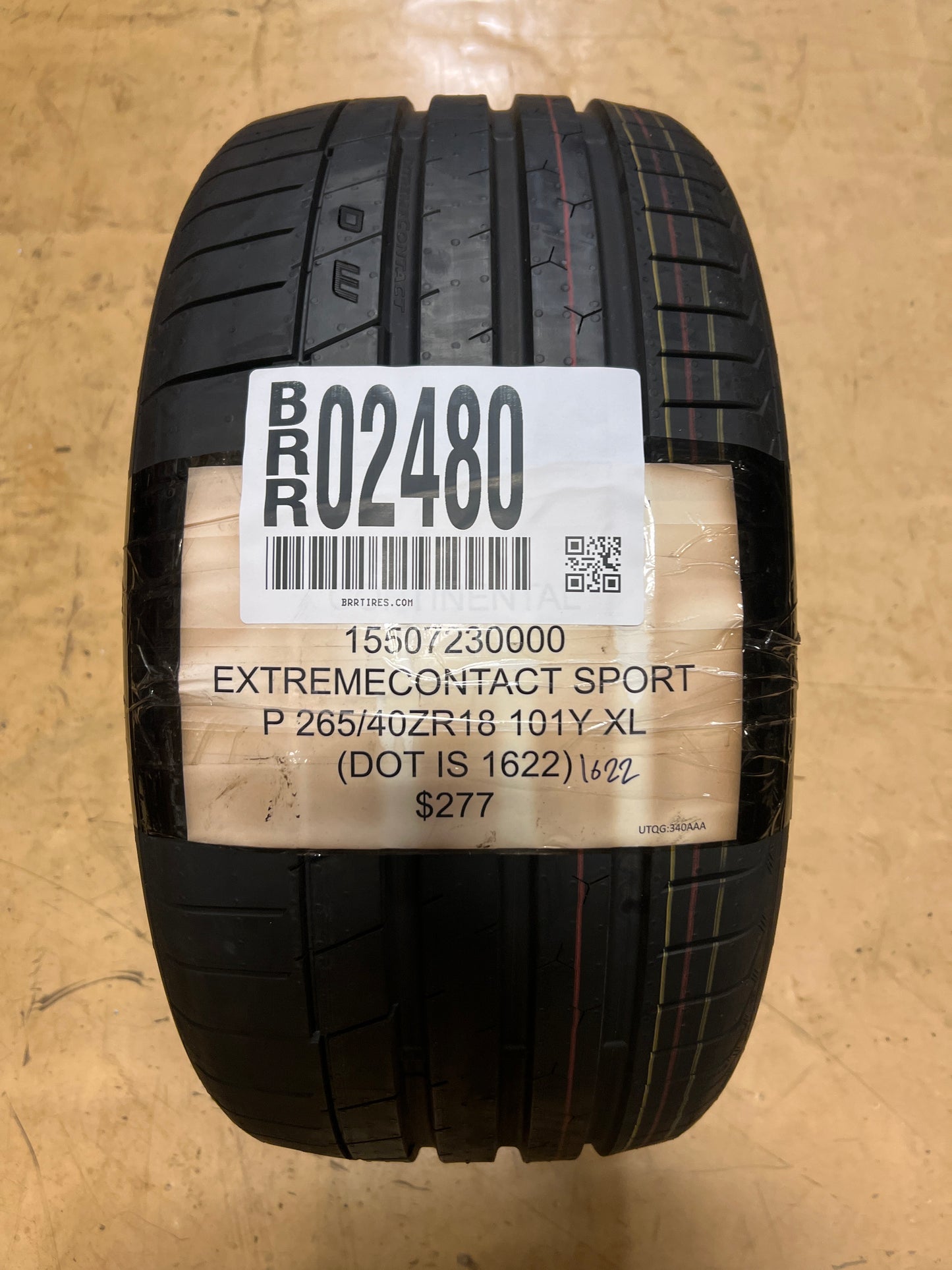2 NEW CONTINENTAL EXTREME CONTACT SPORT P 265 40 ZR18 101Y XL UHP TIRES 15507230000