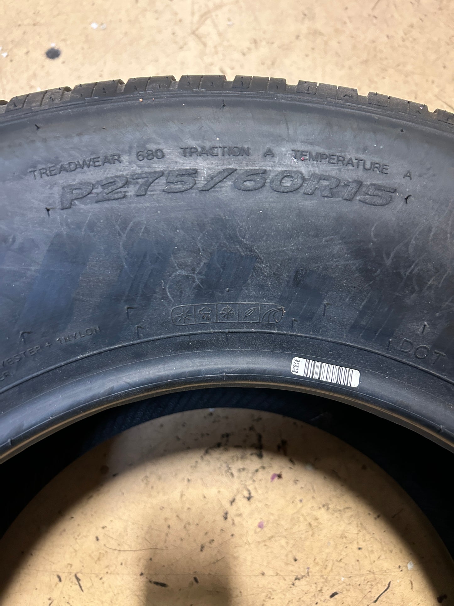 HANKOOK KINERGY ST RWL P 275 60 15 107T ALL SEASON TIRE 1024762